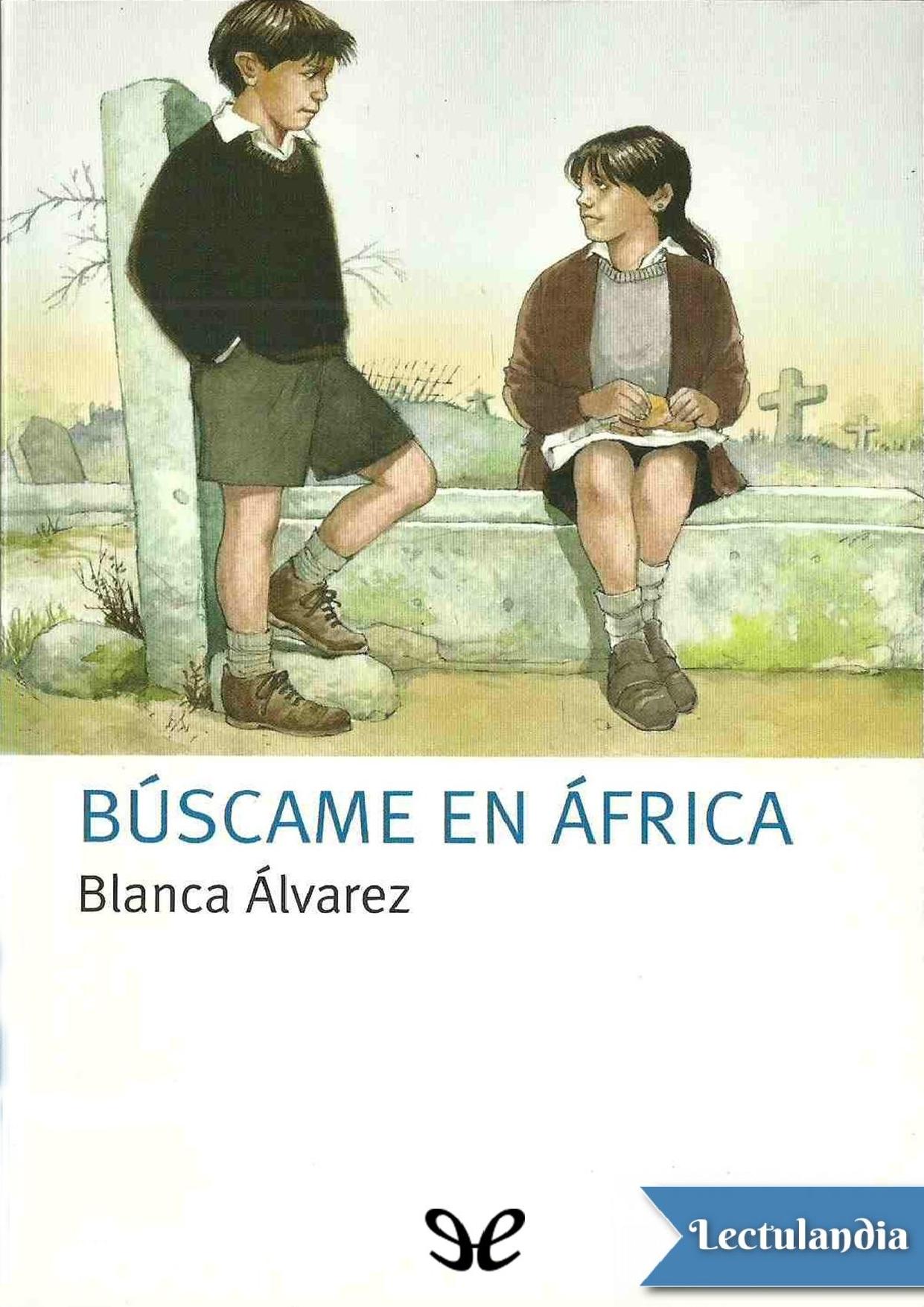 Búscame en África de Blanca Álvarez, portada del libro