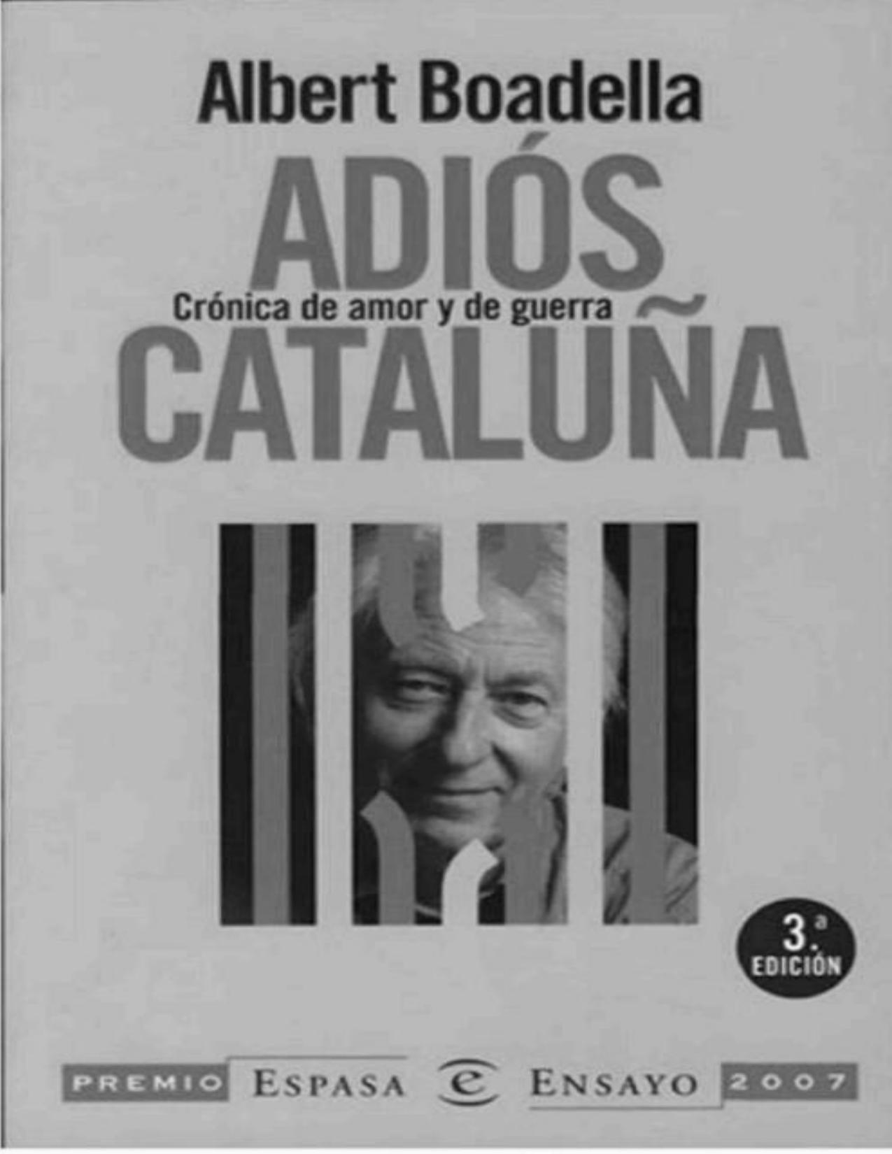 Portada de Adiós Cataluña