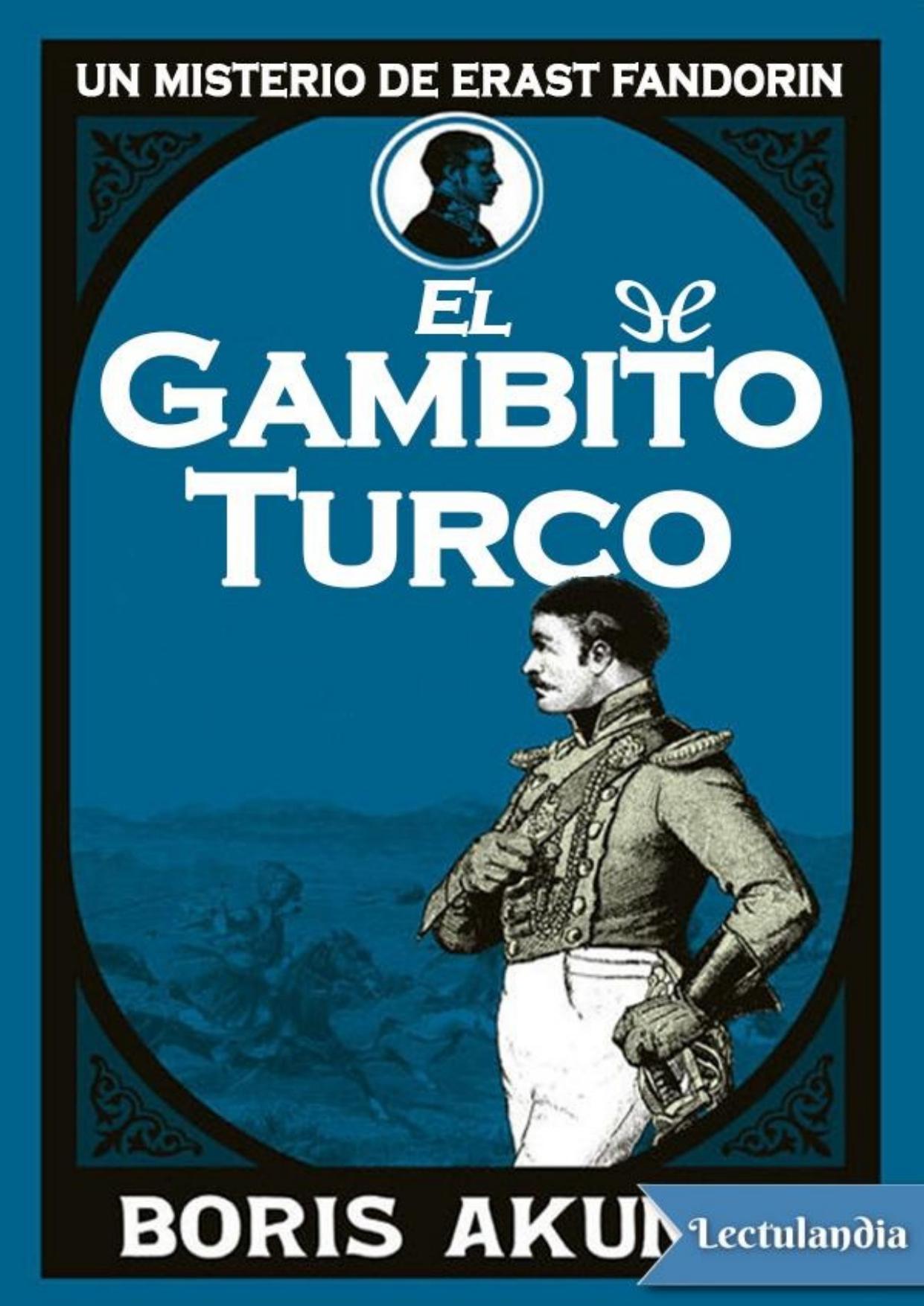 El gambito turco de Boris Akunin, portada del libro