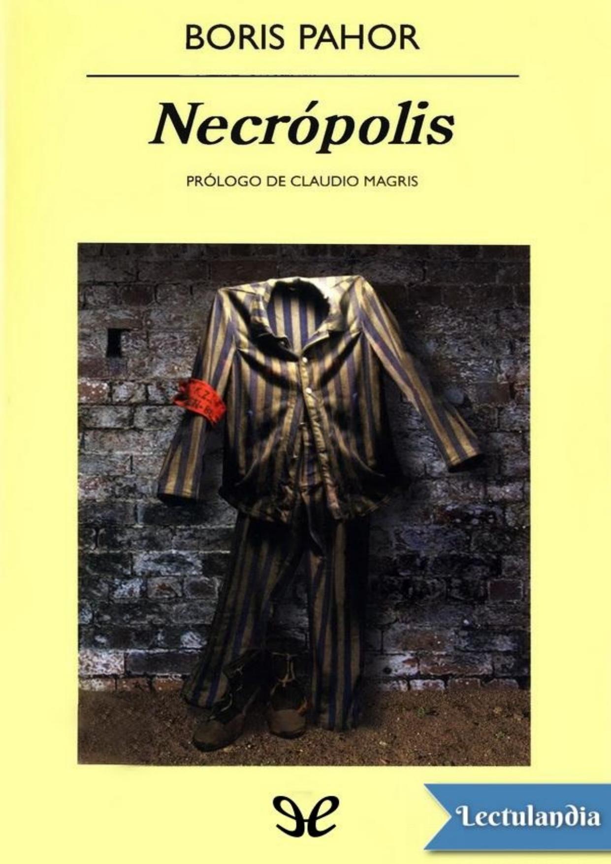 Necrópolis de Boris Pahor, portada del libro