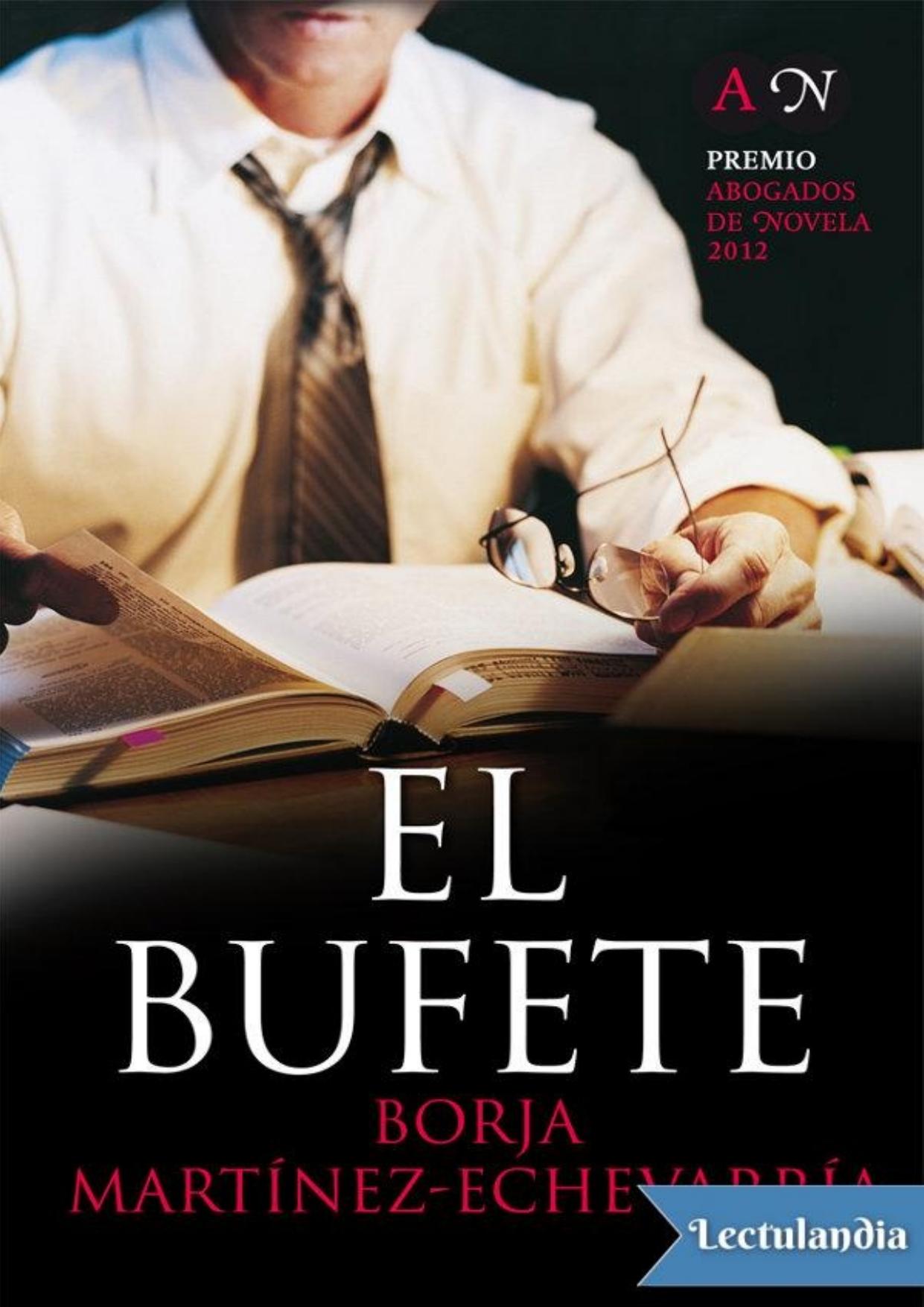 El bufete de Borja Martínez-Echevarría, portada del libro
