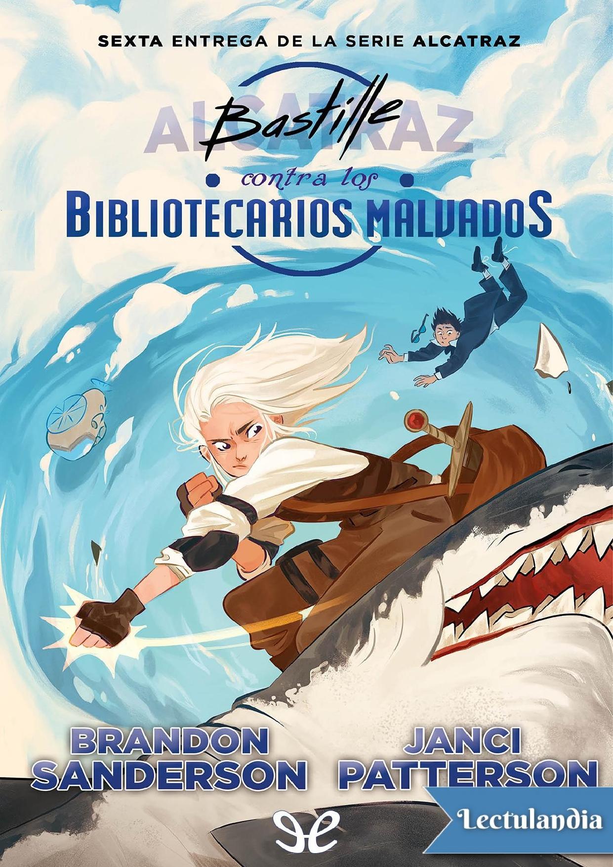 Bastille contra los bibliotecarios malvados de Isaac Asimov, portada del libro
