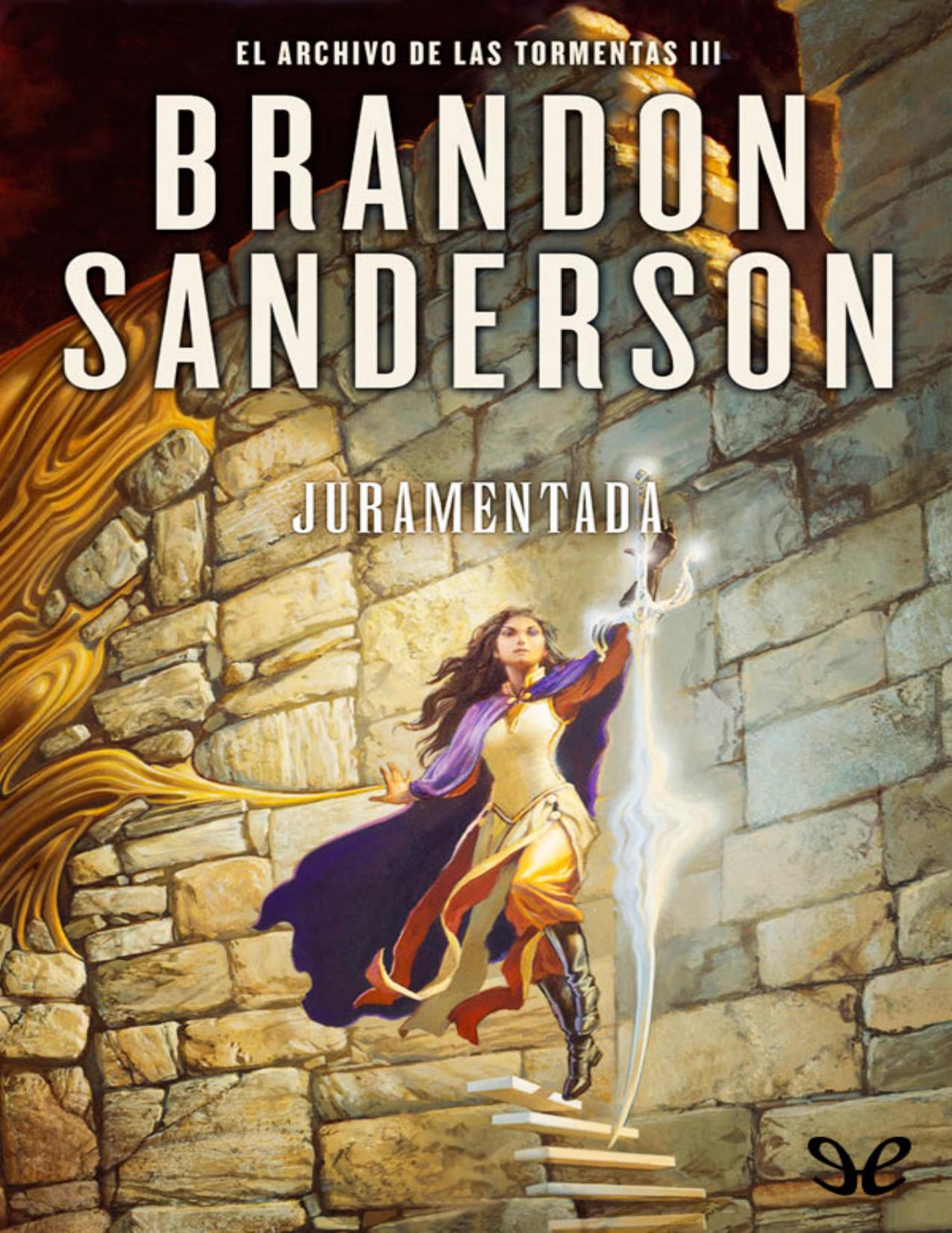 Juramentada de Brandon Sanderson, portada del libro