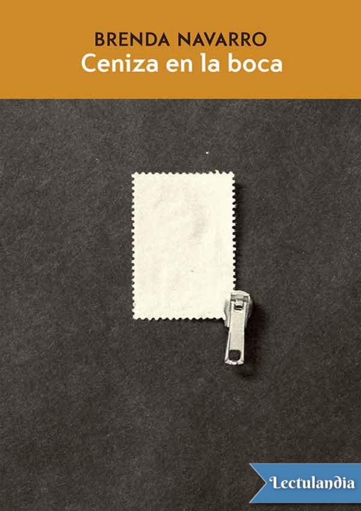 Ceniza en la boca de Brenda Navarro, portada del libro