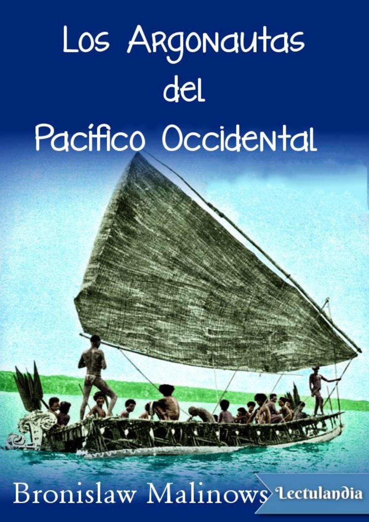 Los Argonautas del Pacífico occidental de Bronislaw Malinowski, portada del libro