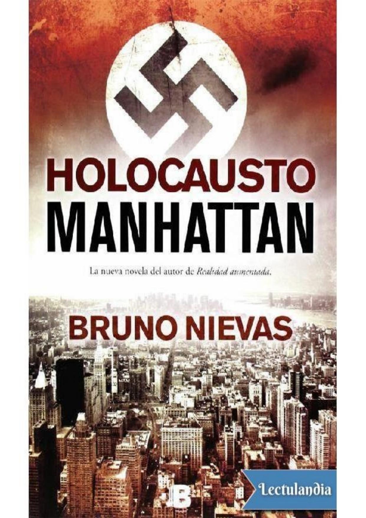 Holocausto Manhattan de Bruno Nievas, portada del libro