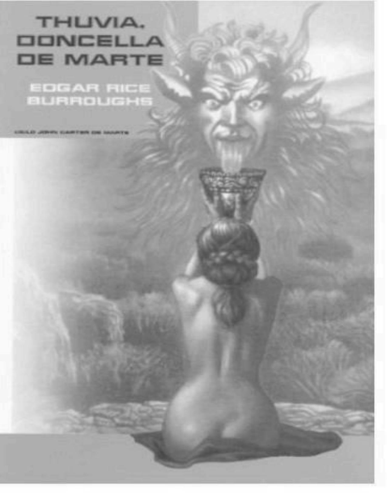 Marte 04 - Thuvia, doncella de Marte de Edgar Rice Burroughs, portada del libro