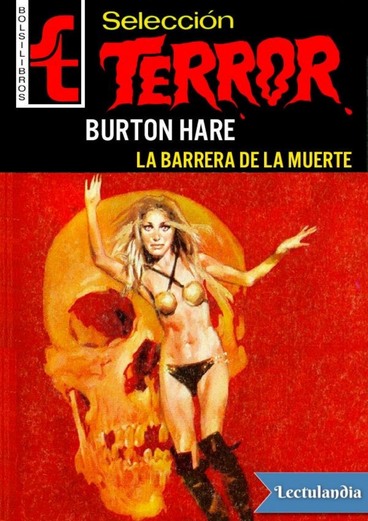 La barrera de la muerte de Burton Hare, portada del libro