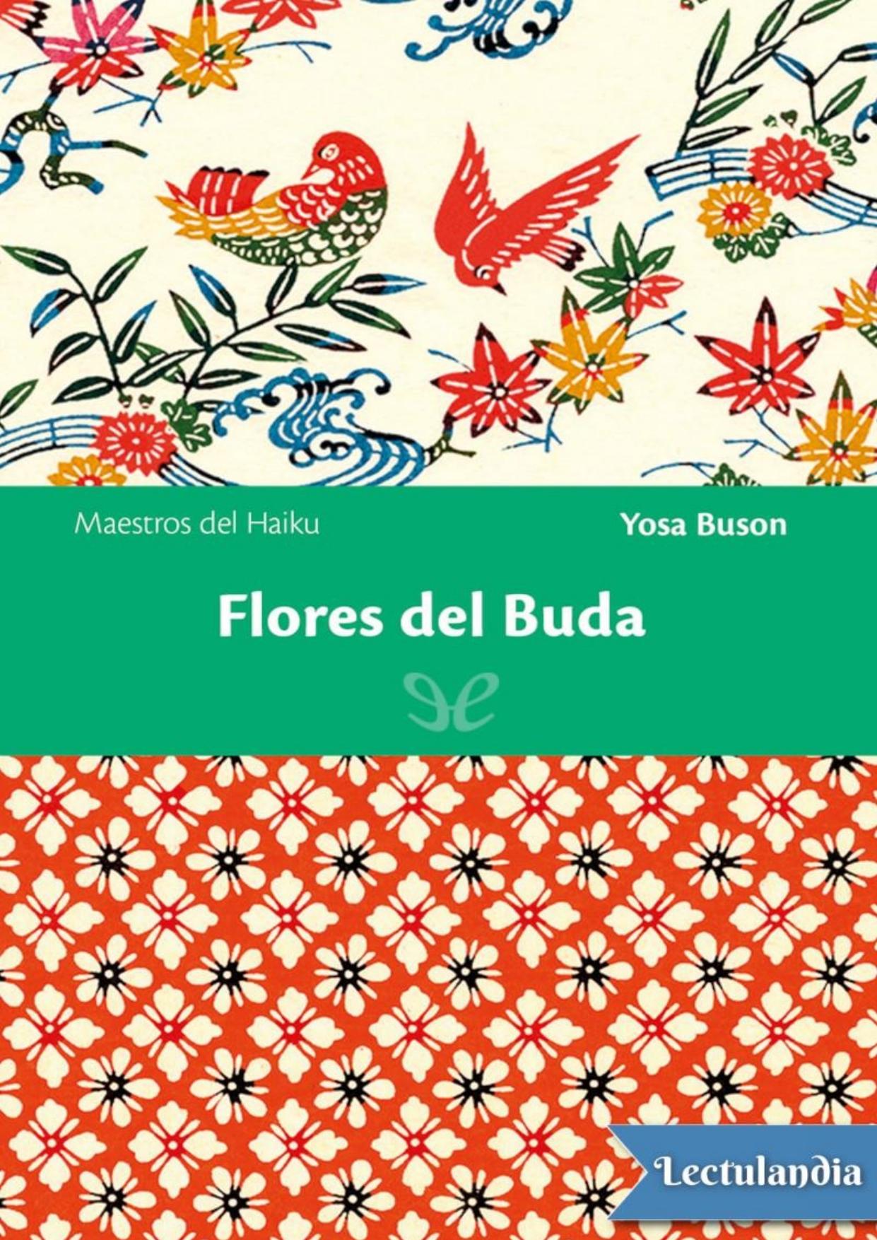 Flores del Buda de Buson Yosa, portada del libro