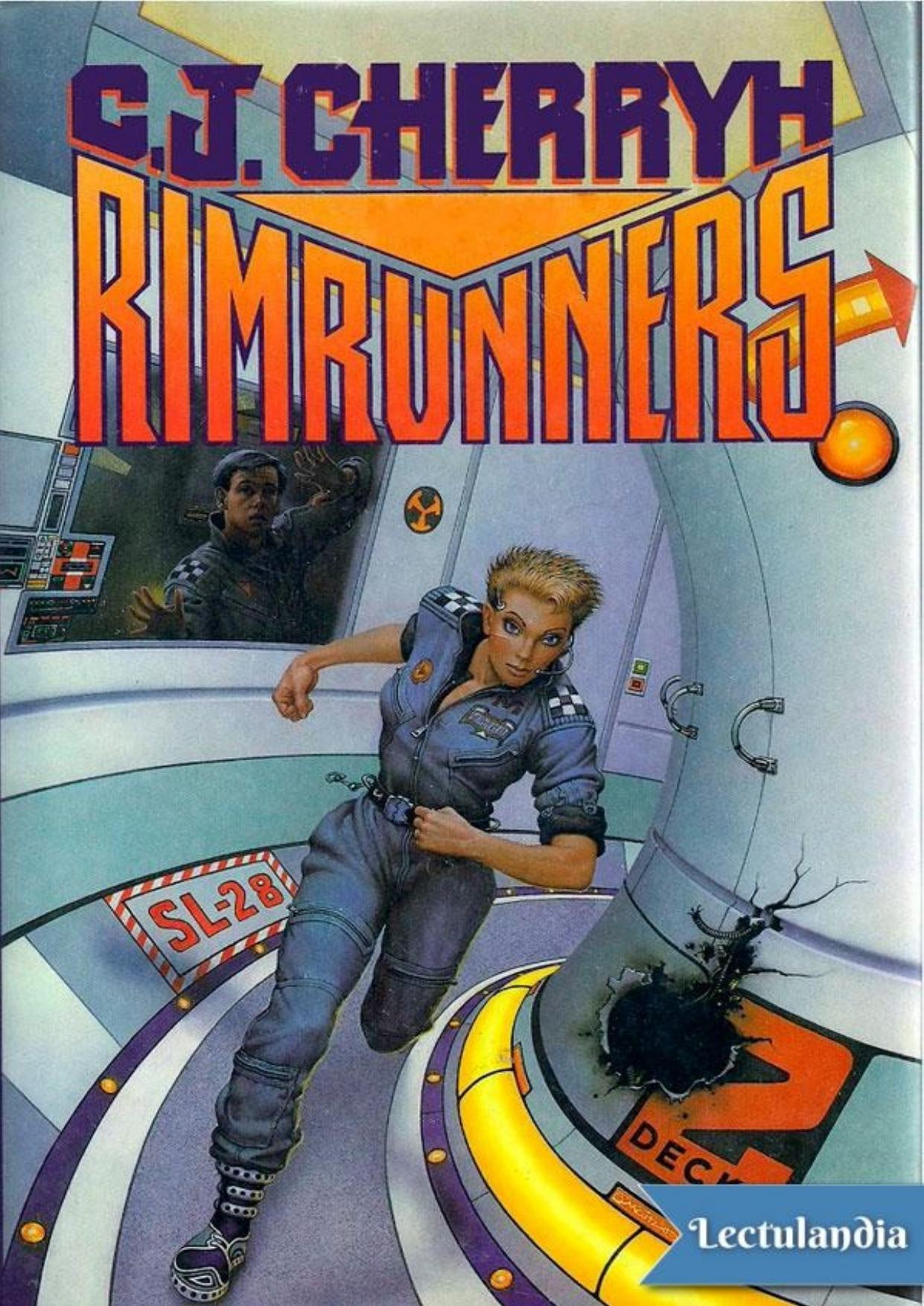 Rimrunners de C. J. Cherryh, portada del libro