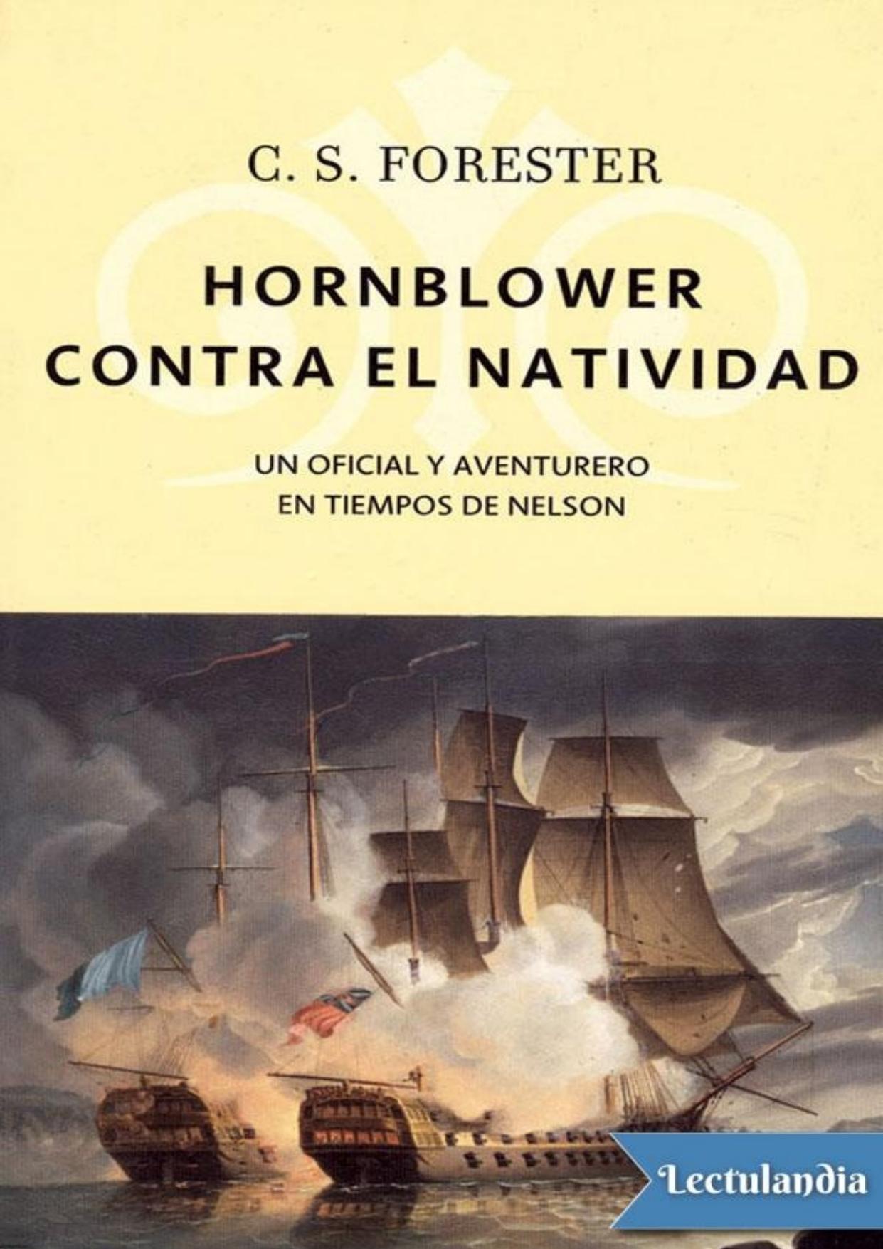 Hornblower contra el Natividad de C. S. Forester, portada del libro