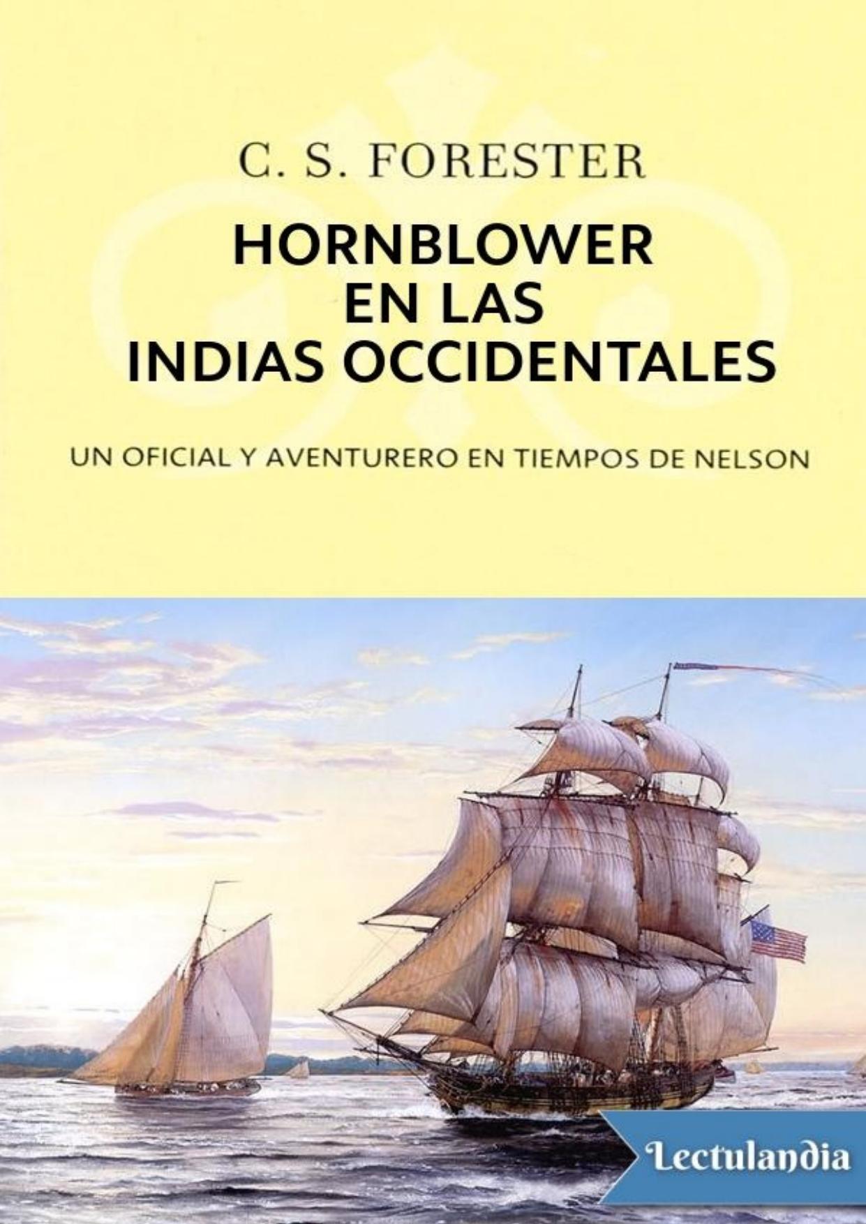 Hornblower en las Indias Occidentales de C. S. Forester, portada del libro