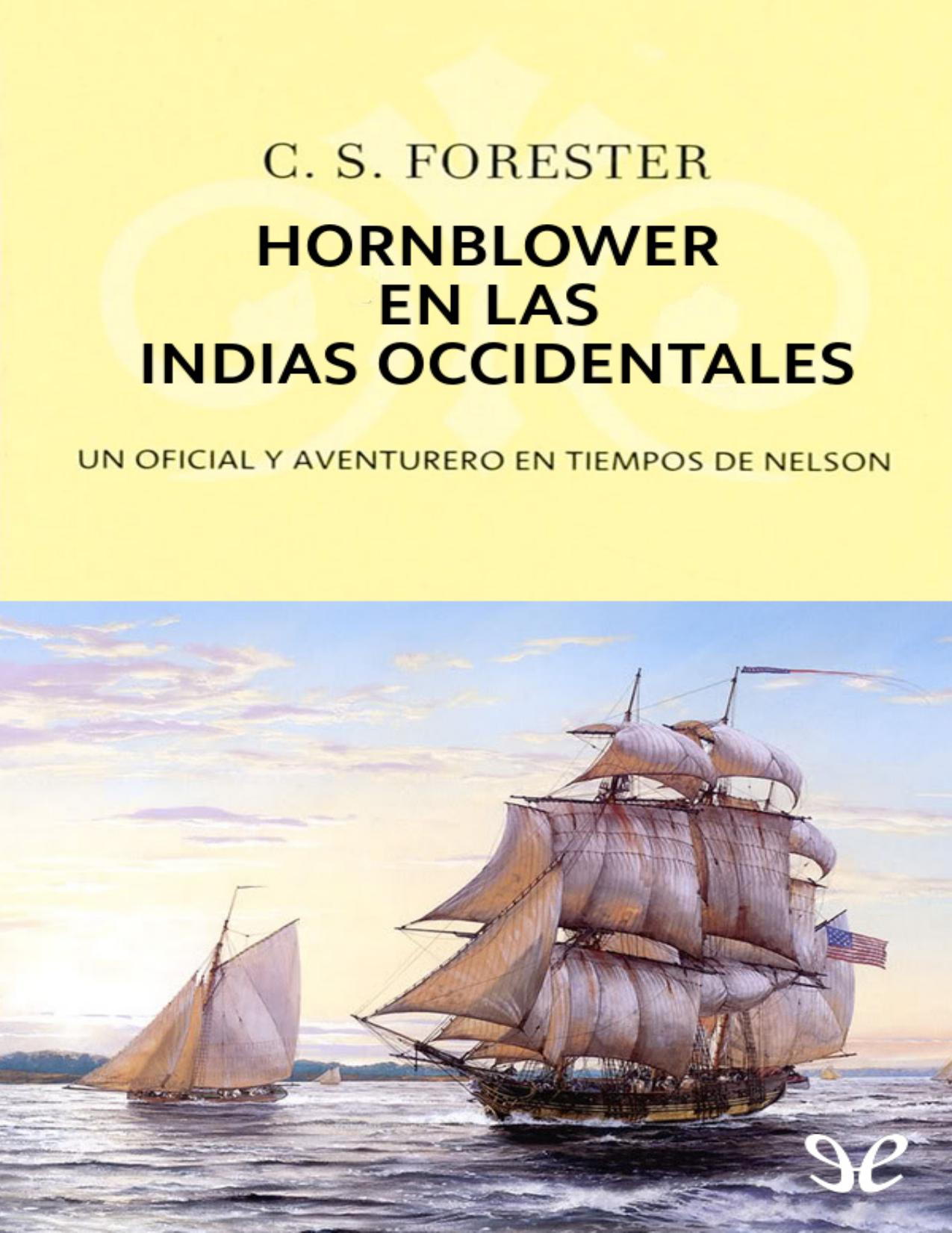 Hornblower en las Indias Occidental de C. S. Forester, portada del libro