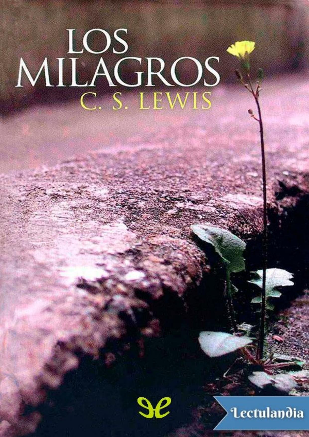 Los milagros de C. S. Lewis, portada del libro