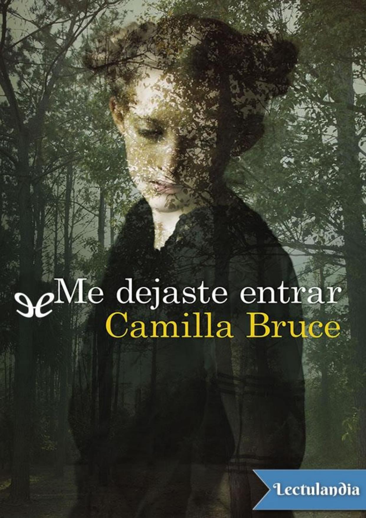 Me dejaste entrar de Camilla Bruce, portada del libro