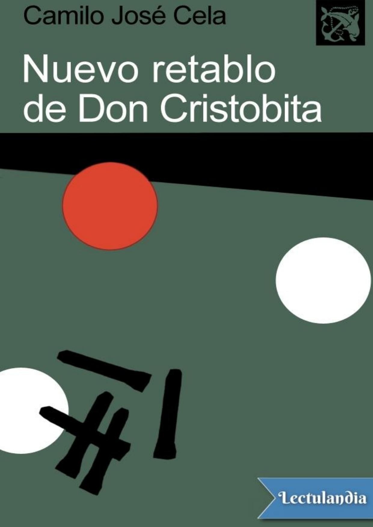 Nuevo retablo de Don Cristobita de Camilo José Cela, portada del libro