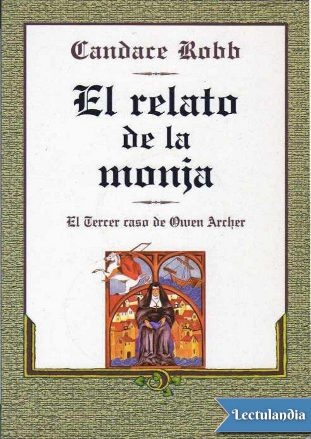 El relato de la monja de Candace Robb, portada del libro