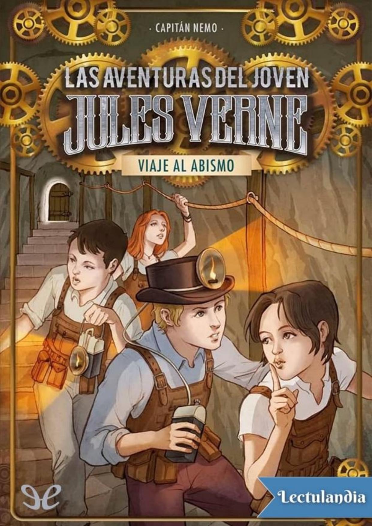 Viaje al abismo de Capitán Nemo, portada del libro