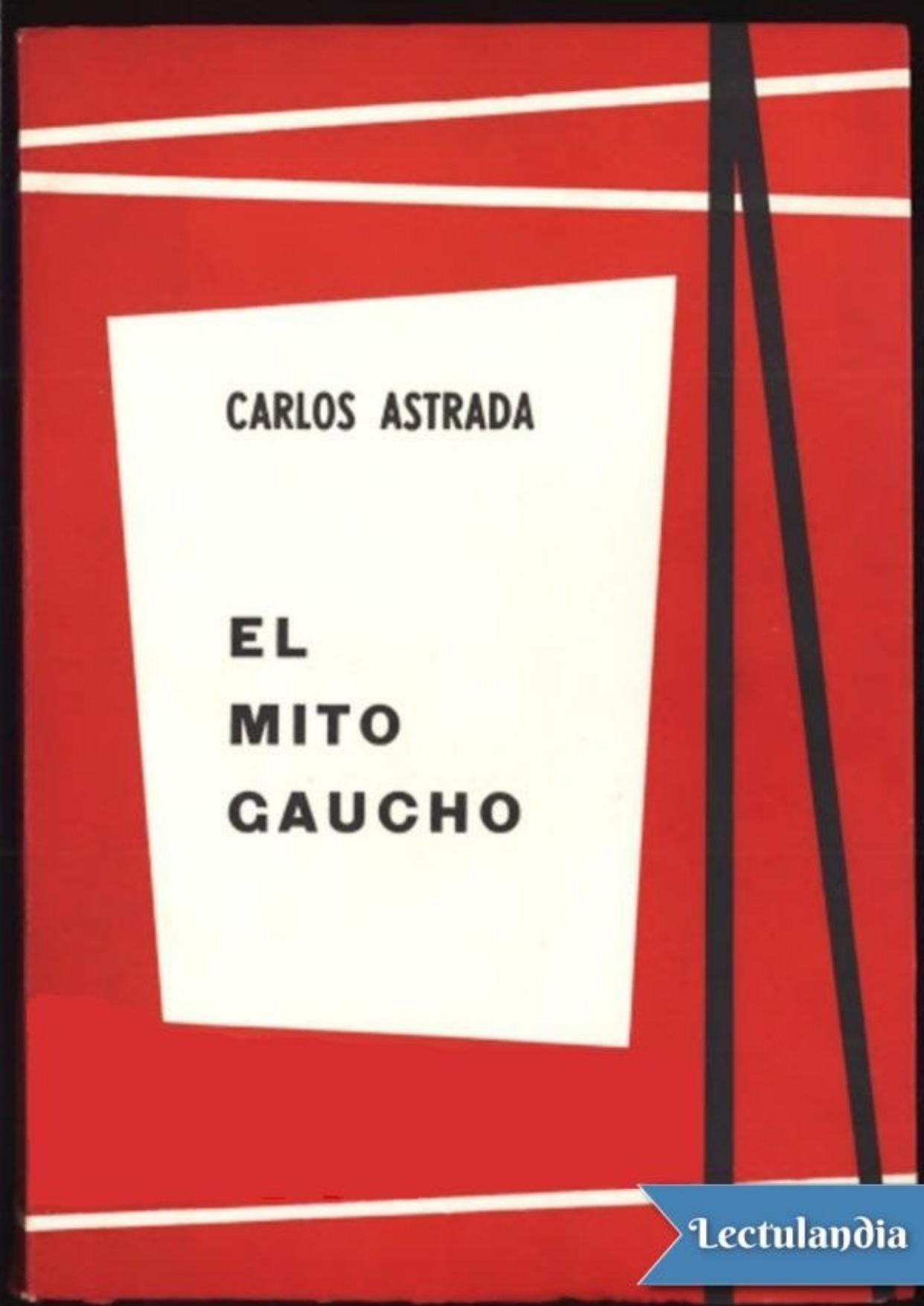 El mito gaucho de Carlos Astrada, portada del libro