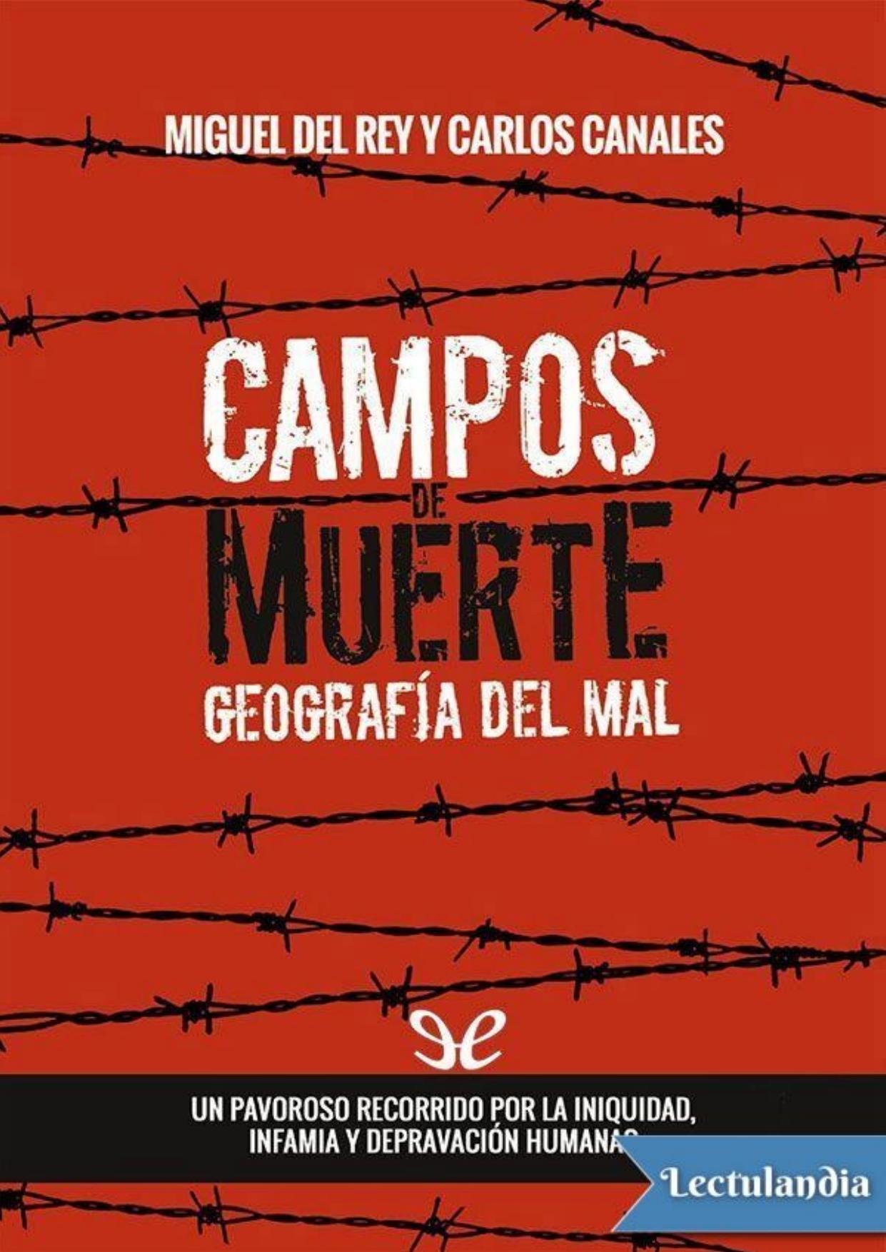 Campos de muerte de Carlos Canales, portada del libro