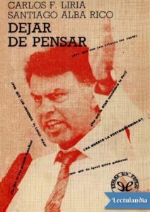 Portada de Dejar de pensar