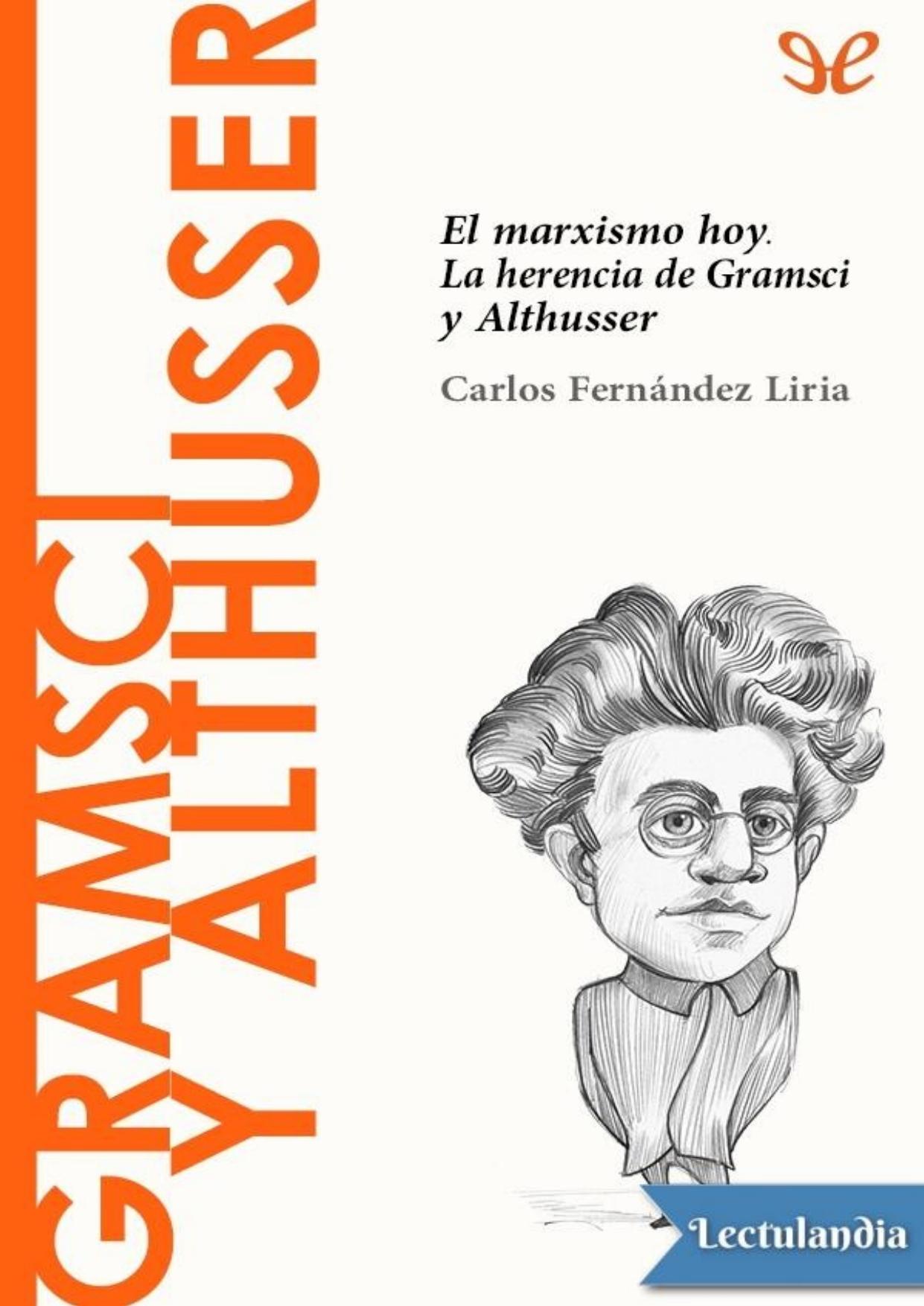 Gramsci y Althusser de Carlos Fernández Liria, portada del libro