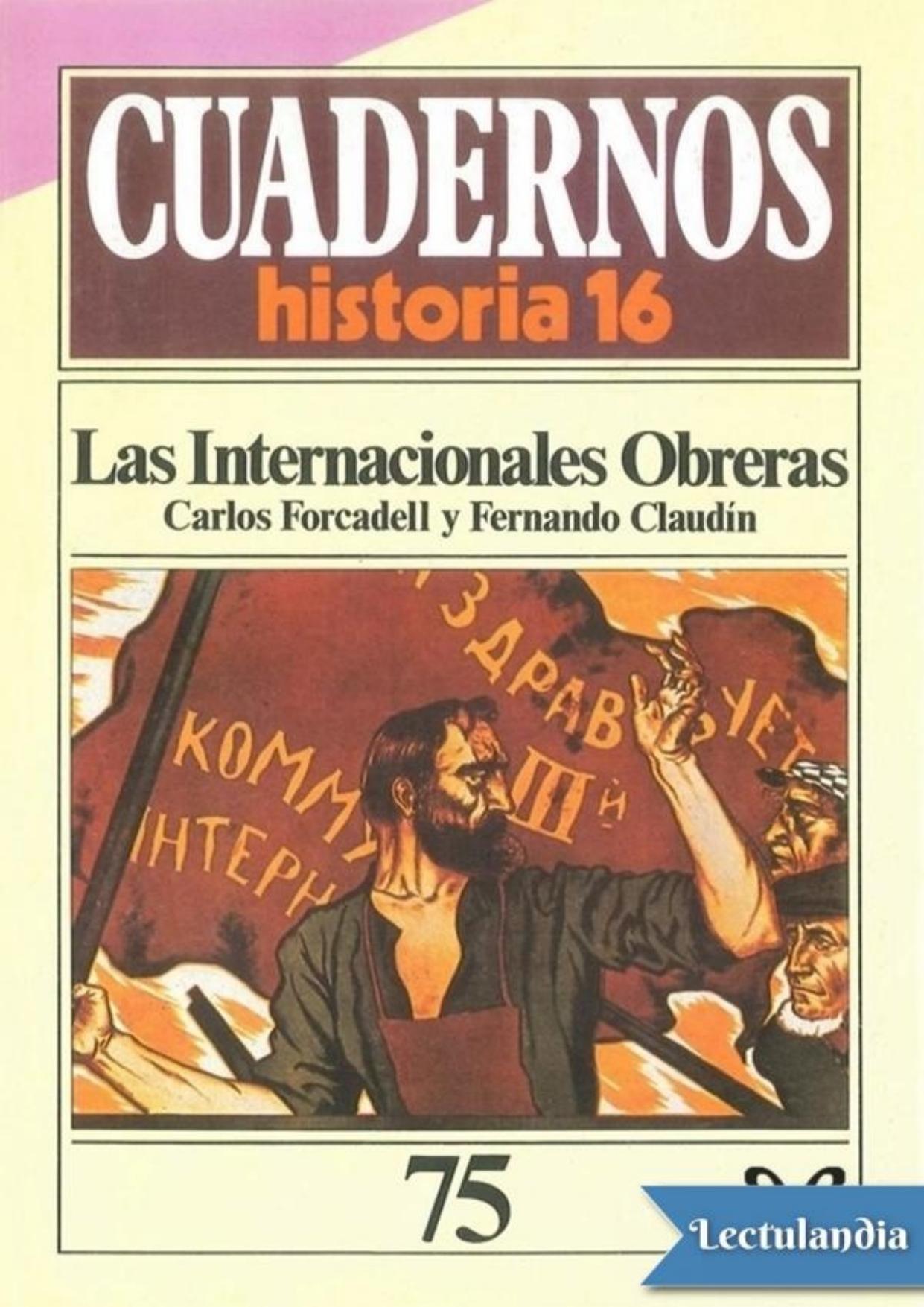 Las Internacionales Obreras de Carlos Forcadell, portada del libro