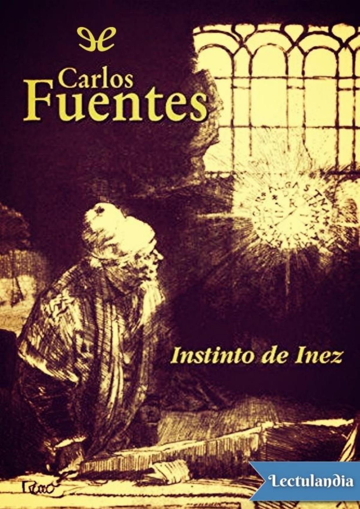 Instinto de Inez de Carlos Fuentes, portada del libro
