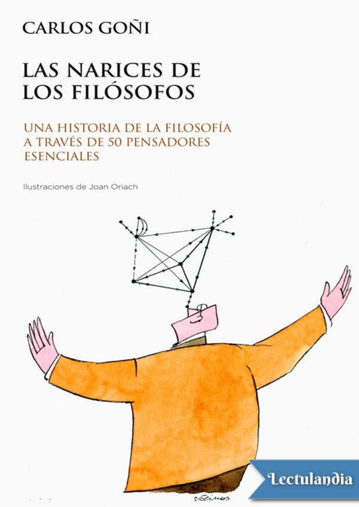 Las narices de los filósofos de Carlos Goni, portada del libro