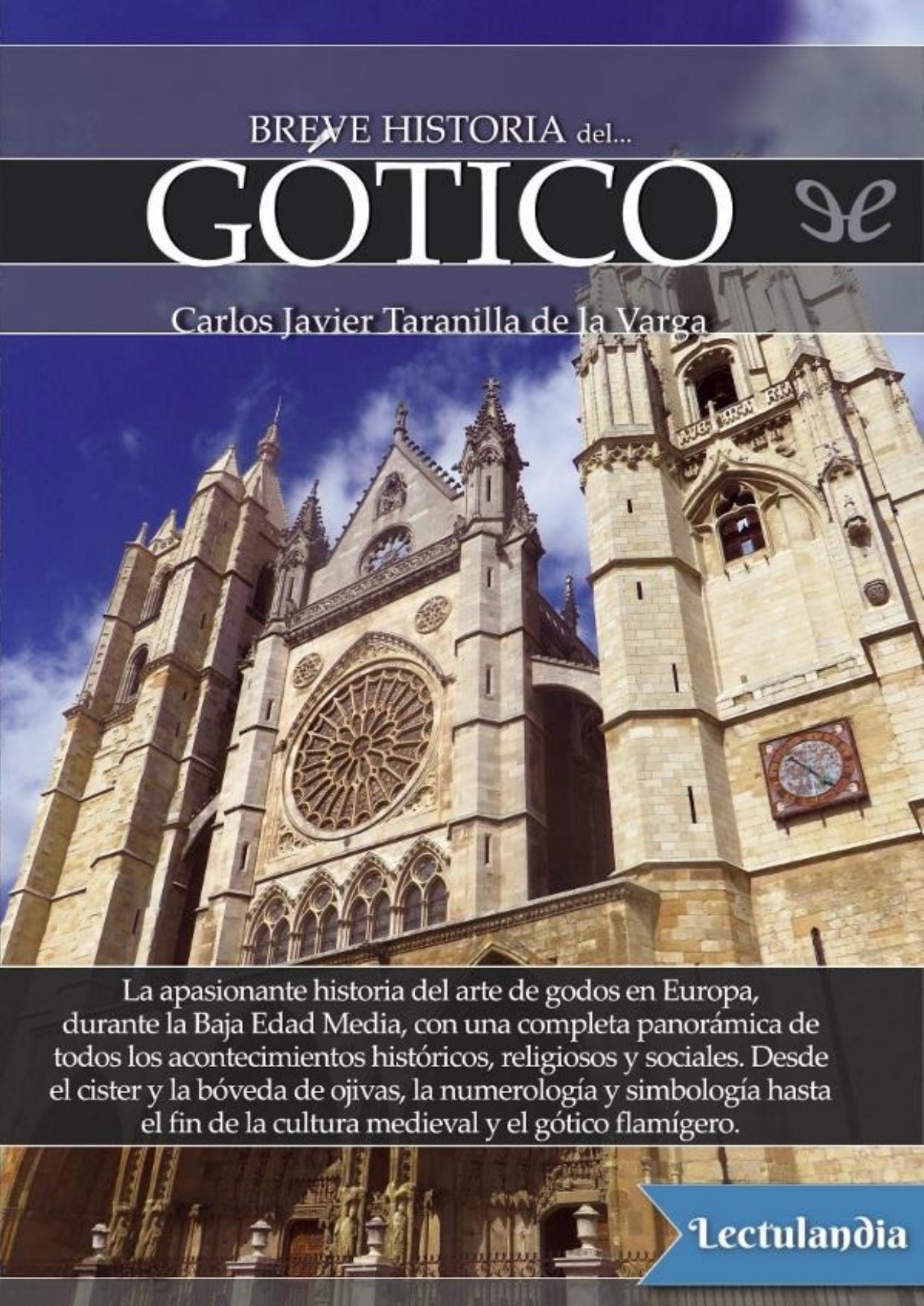 Breve historia del Gótico de Carlos Javier Taranilla, portada del libro