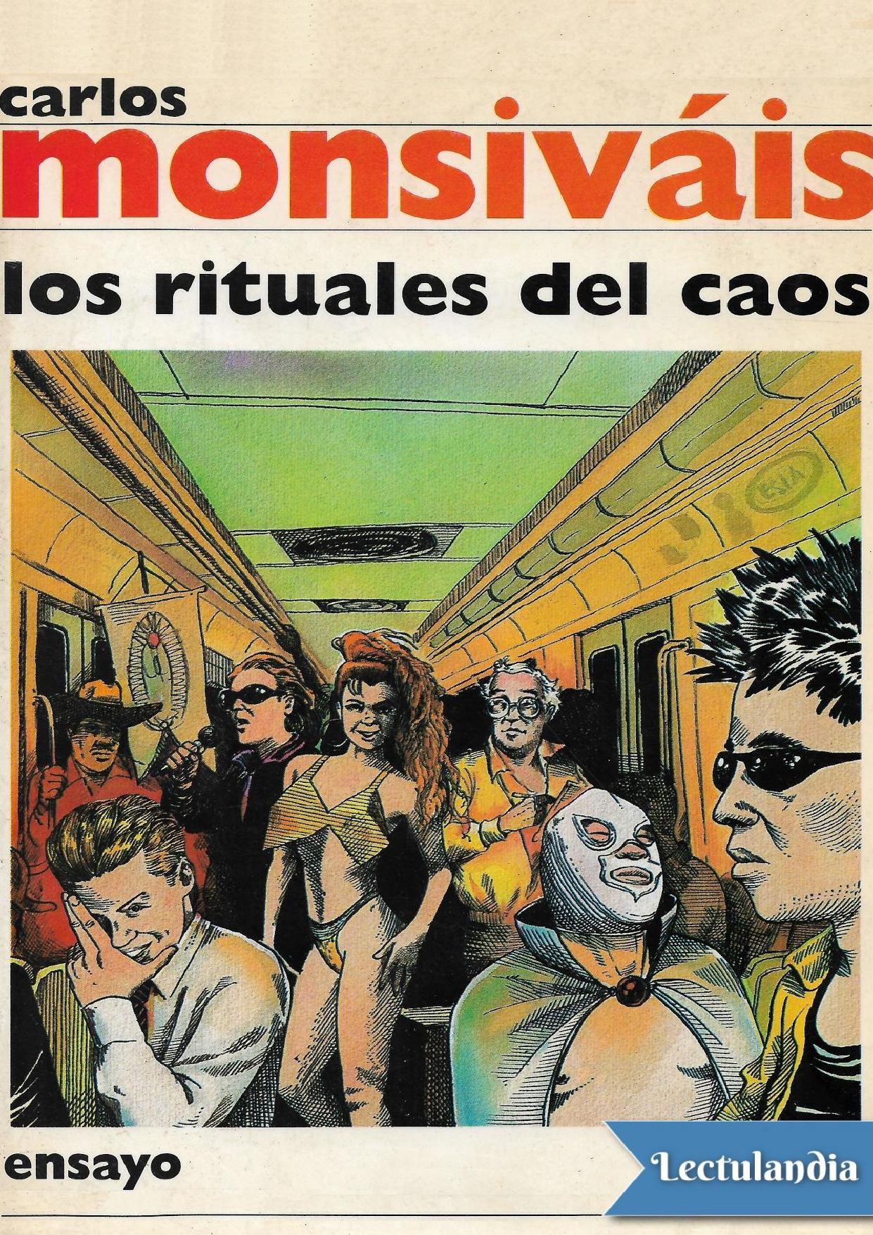 Los rituales del caos de Carlos Monsiváis, portada del libro