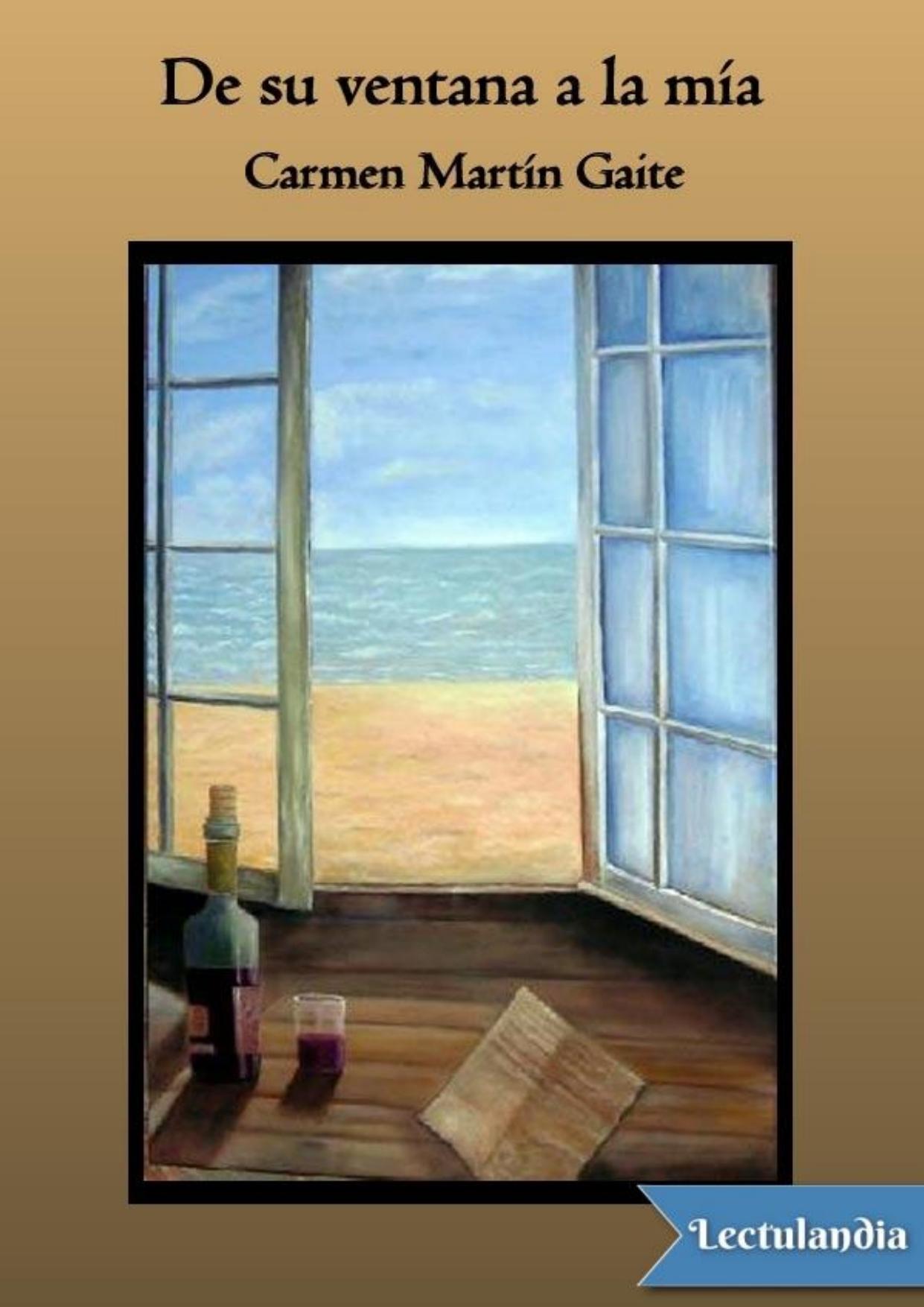 De su ventana a la mía de Carmen Martín Gaite, portada del libro