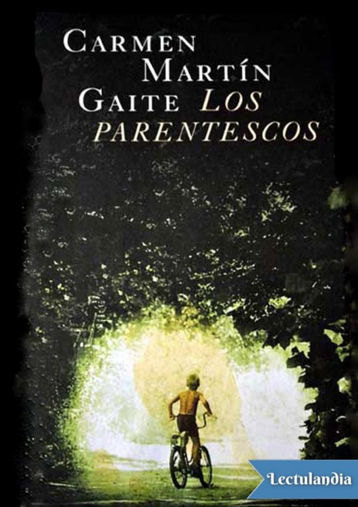 Los parentescos de Carmen Martín Gaite, portada del libro