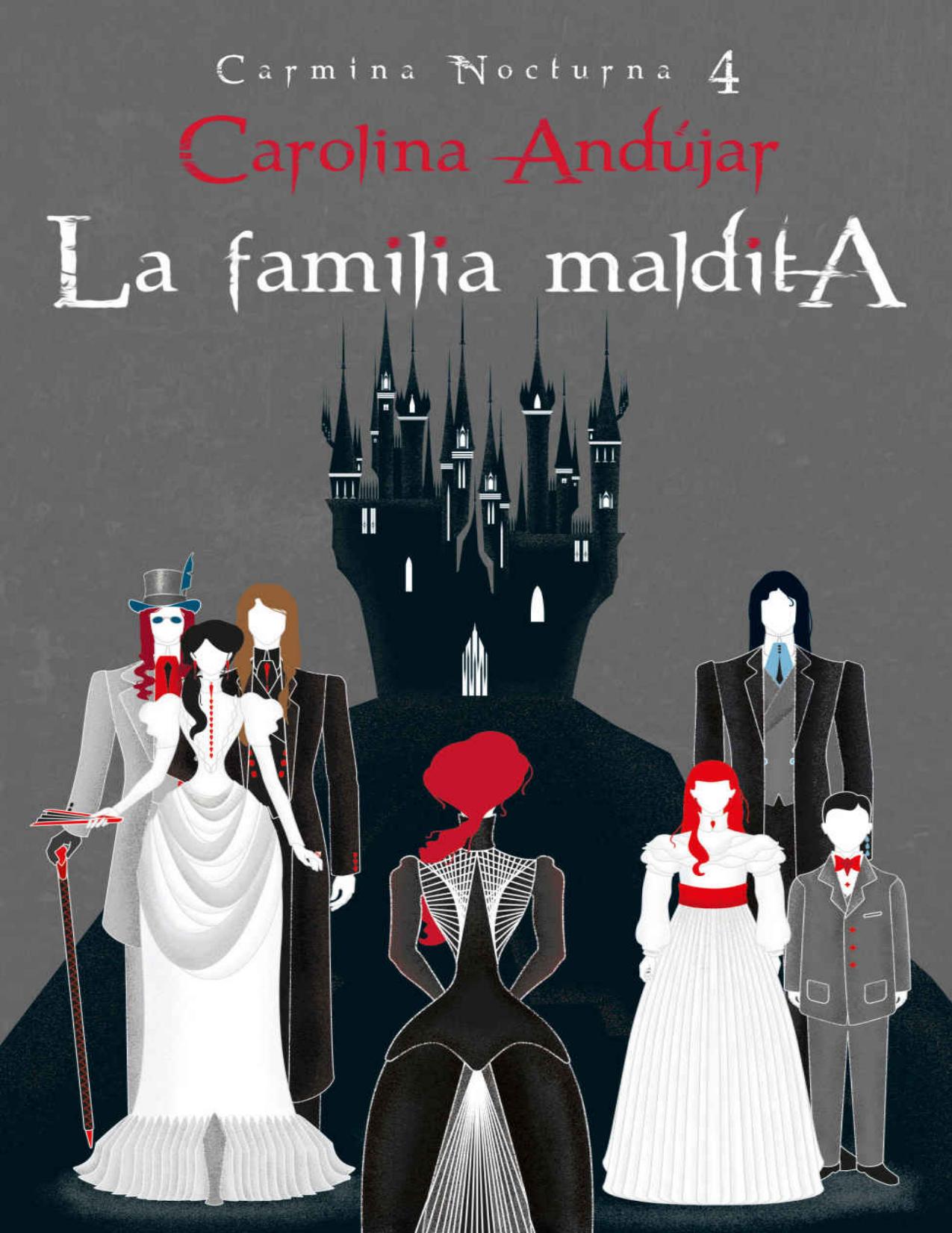 La familia maldita de Carolina Andujar, portada del libro