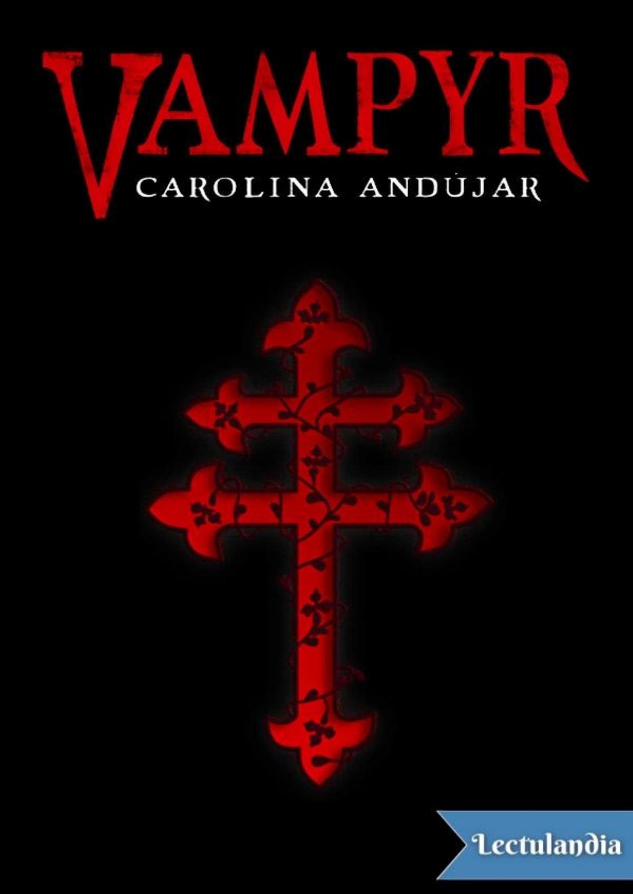 Vampyr de Carolina Andujar, portada del libro