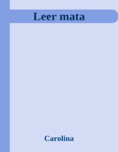 Portada de Leer mata
