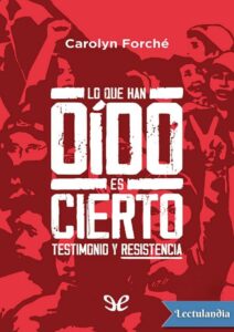 Portada de Lo que han oído es cierto