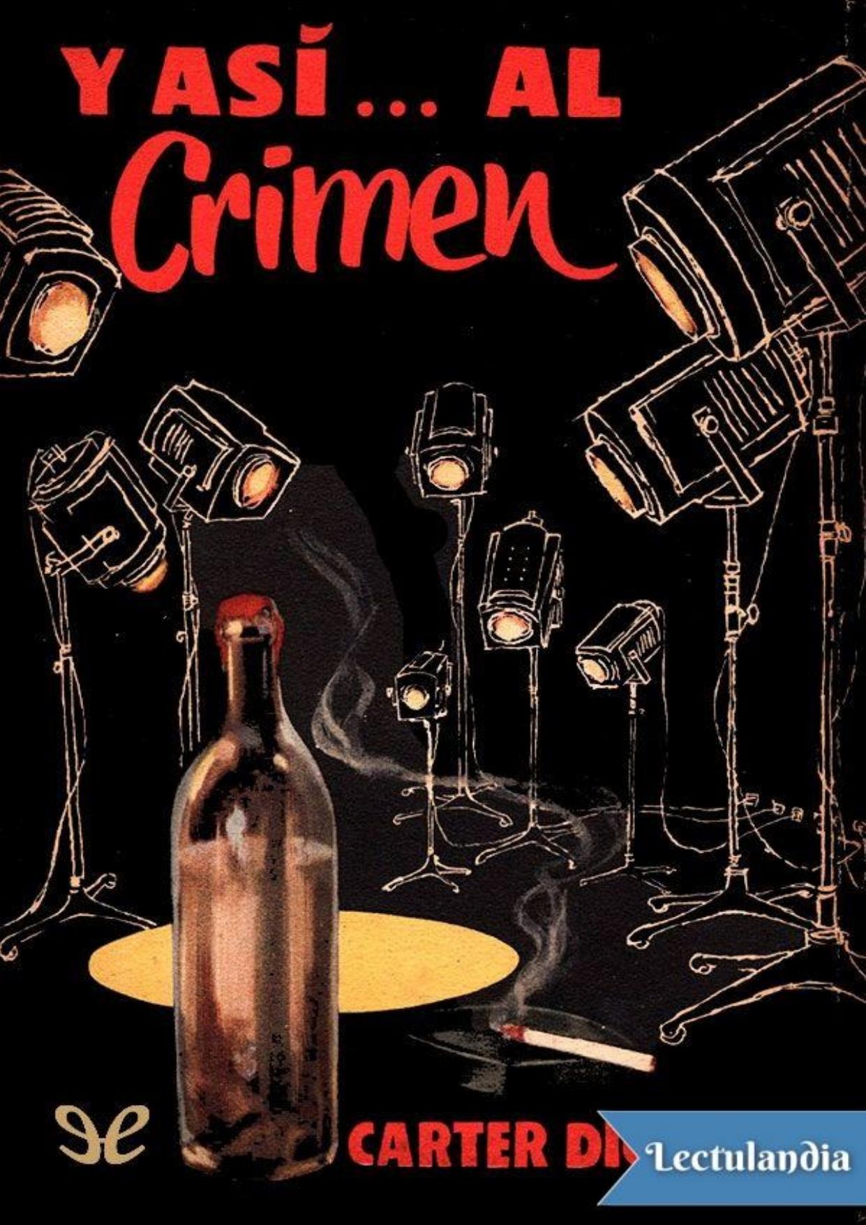 Y así… al crimen de Carter Dickson, portada del libro