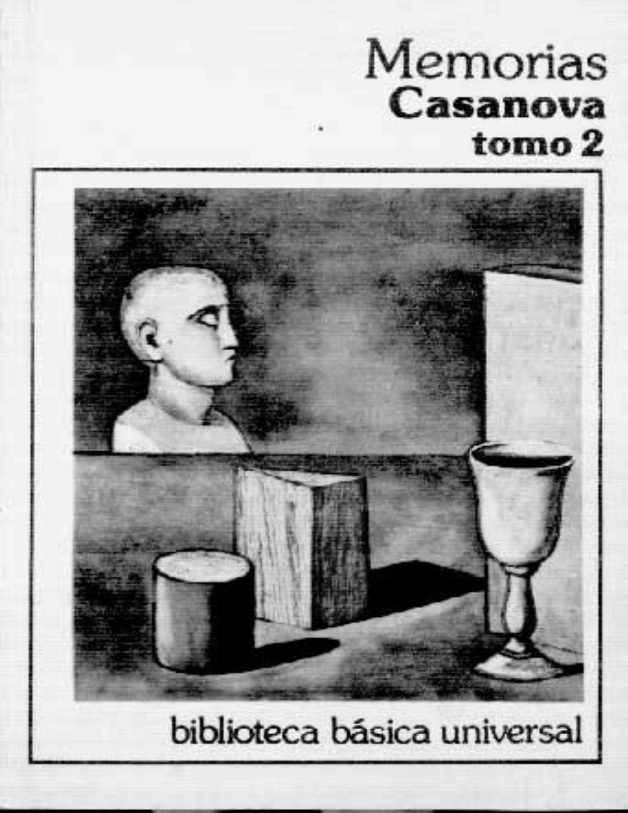 Memorias (Seleccion) Tomo2 de Giacomo Casanova, portada del libro