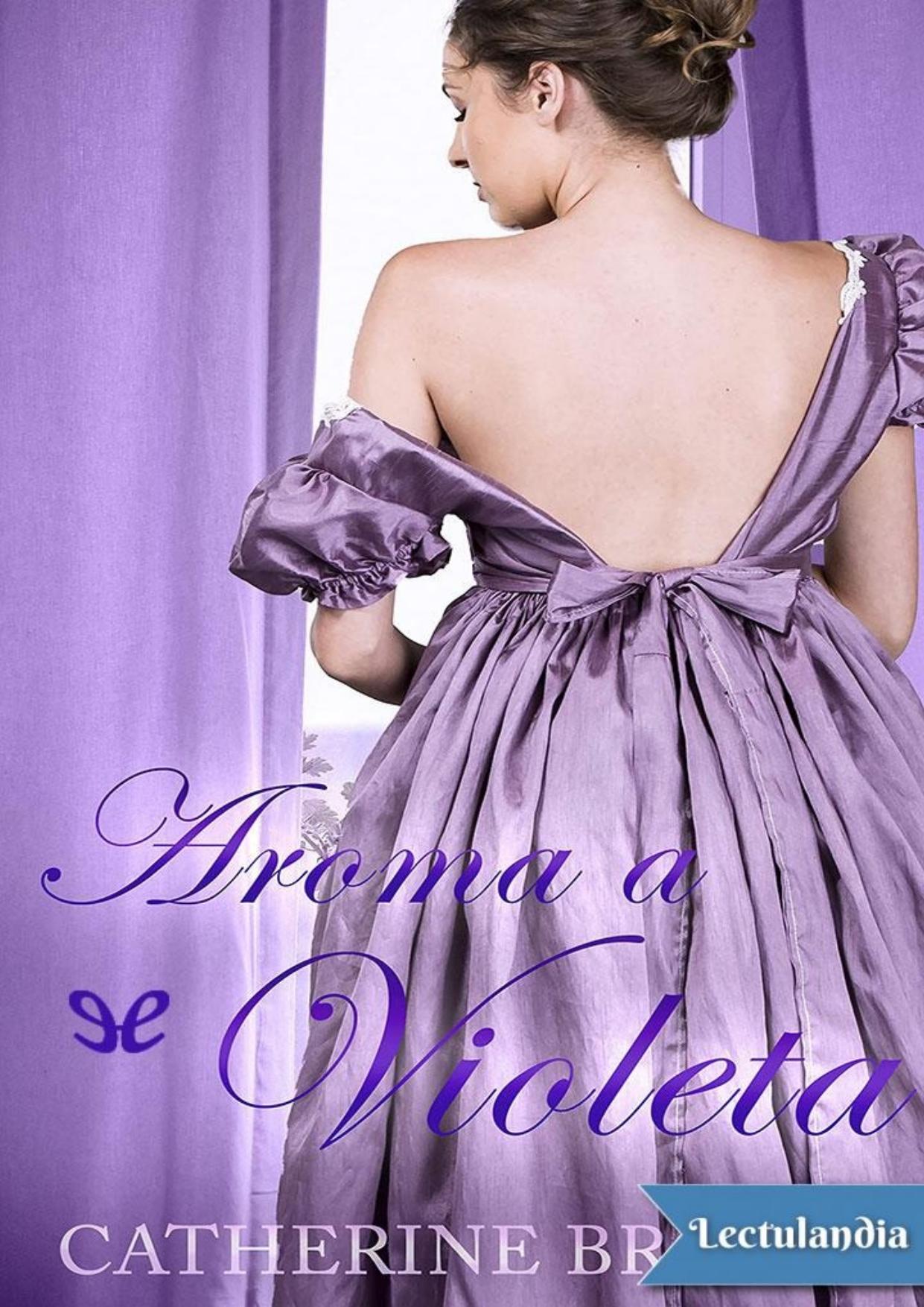 Aroma a Violeta de Catherine Brook, portada del libro