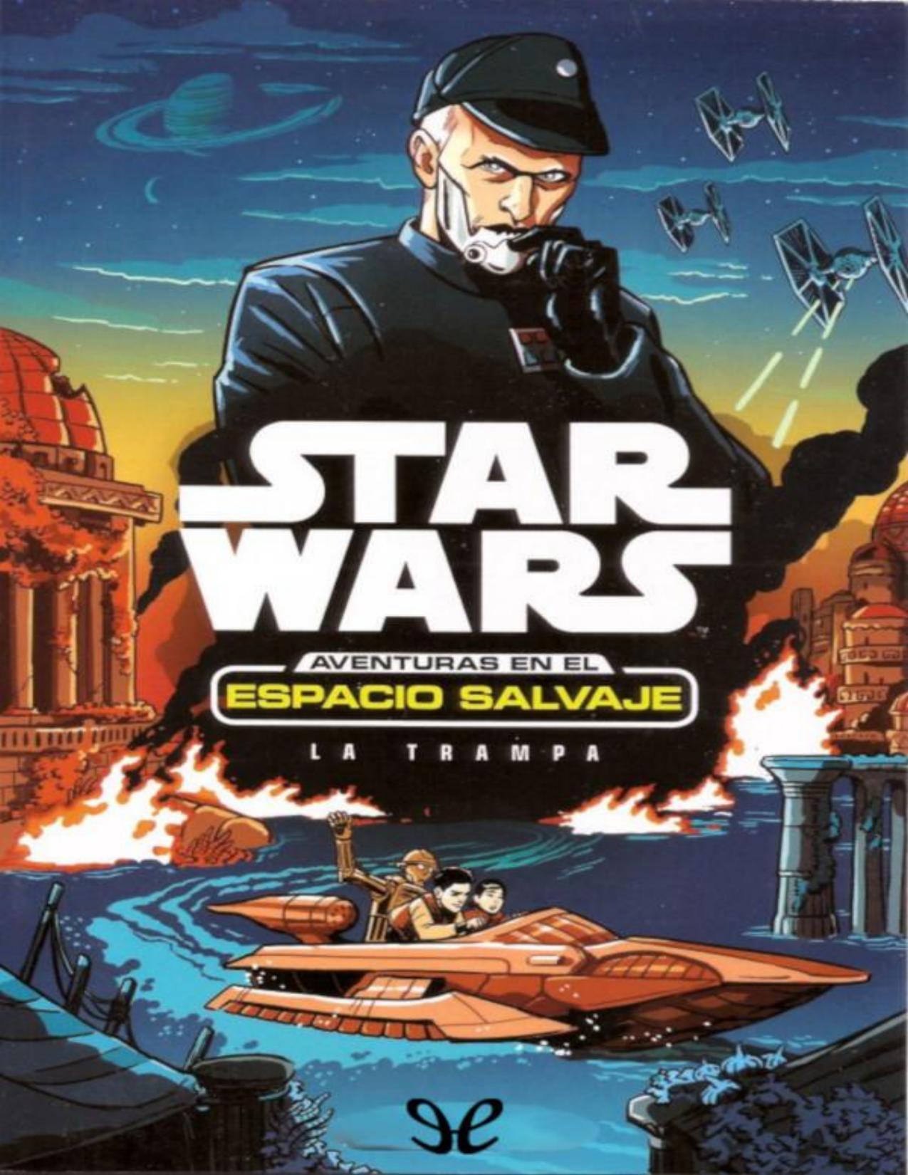 La trampa de Cavan Scott, portada del libro