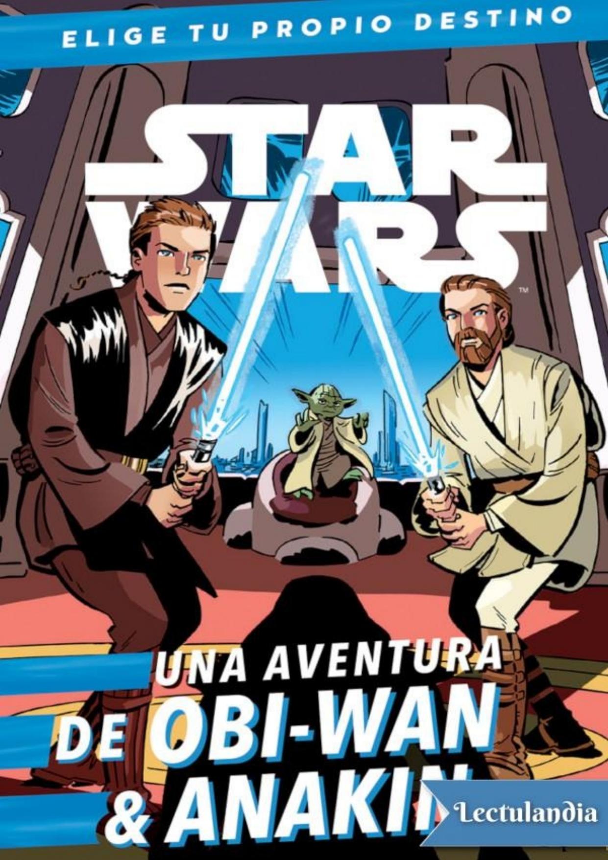 Una aventura de Obi-Wan & Anakin de Cavan Scott, portada del libro
