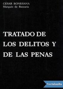Portada de Tratado de los delitos y de las penas