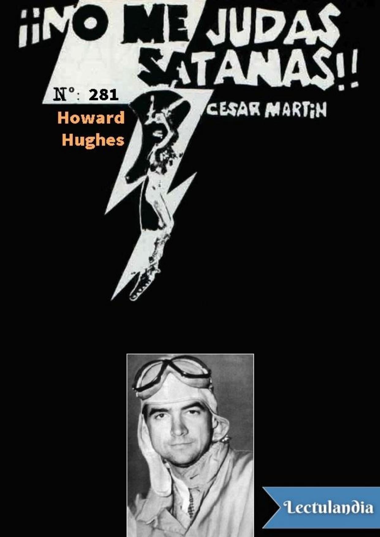 Howard Hughes de César Martín, portada del libro