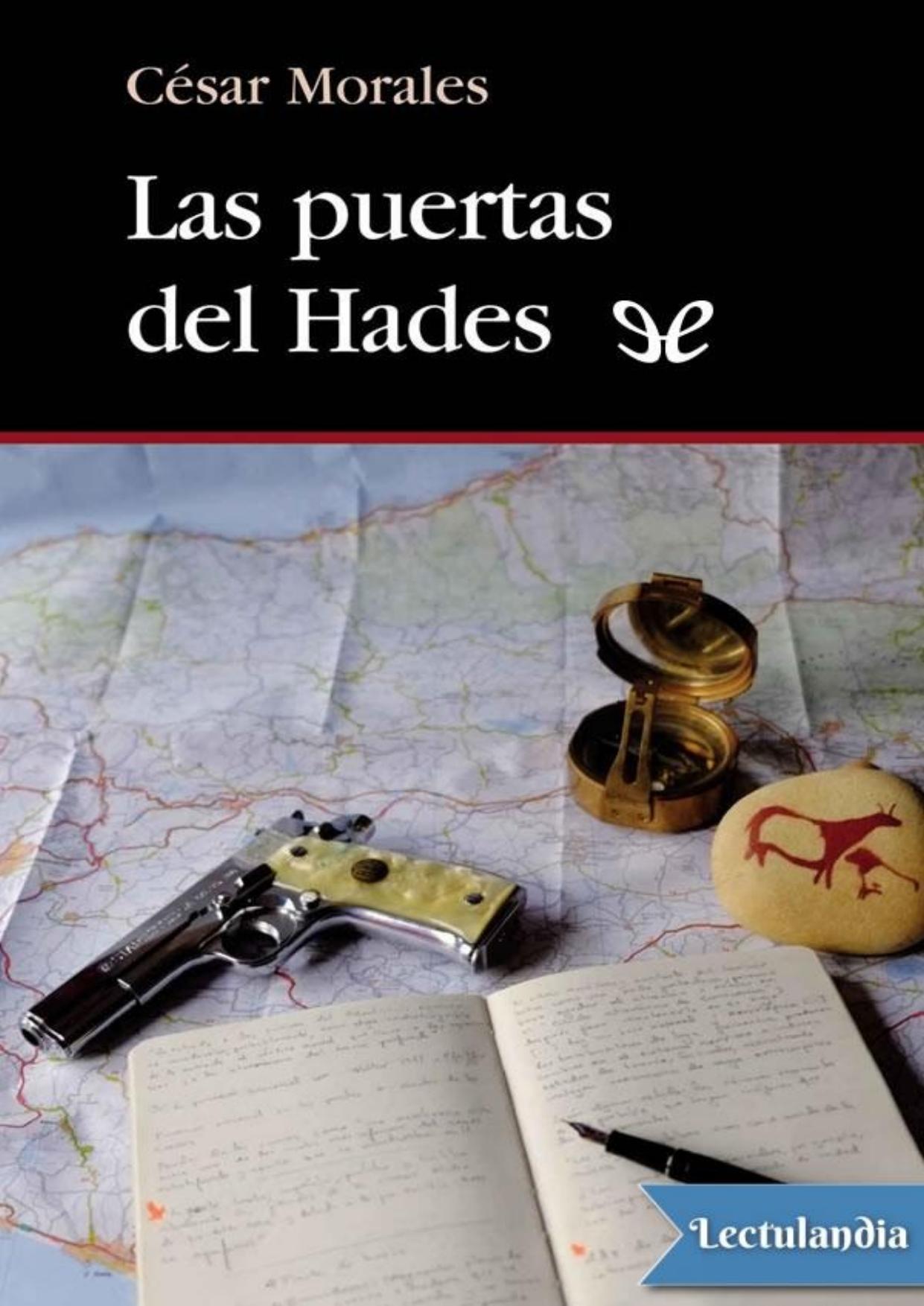 Las puertas del Hades de César Morales Vega, portada del libro