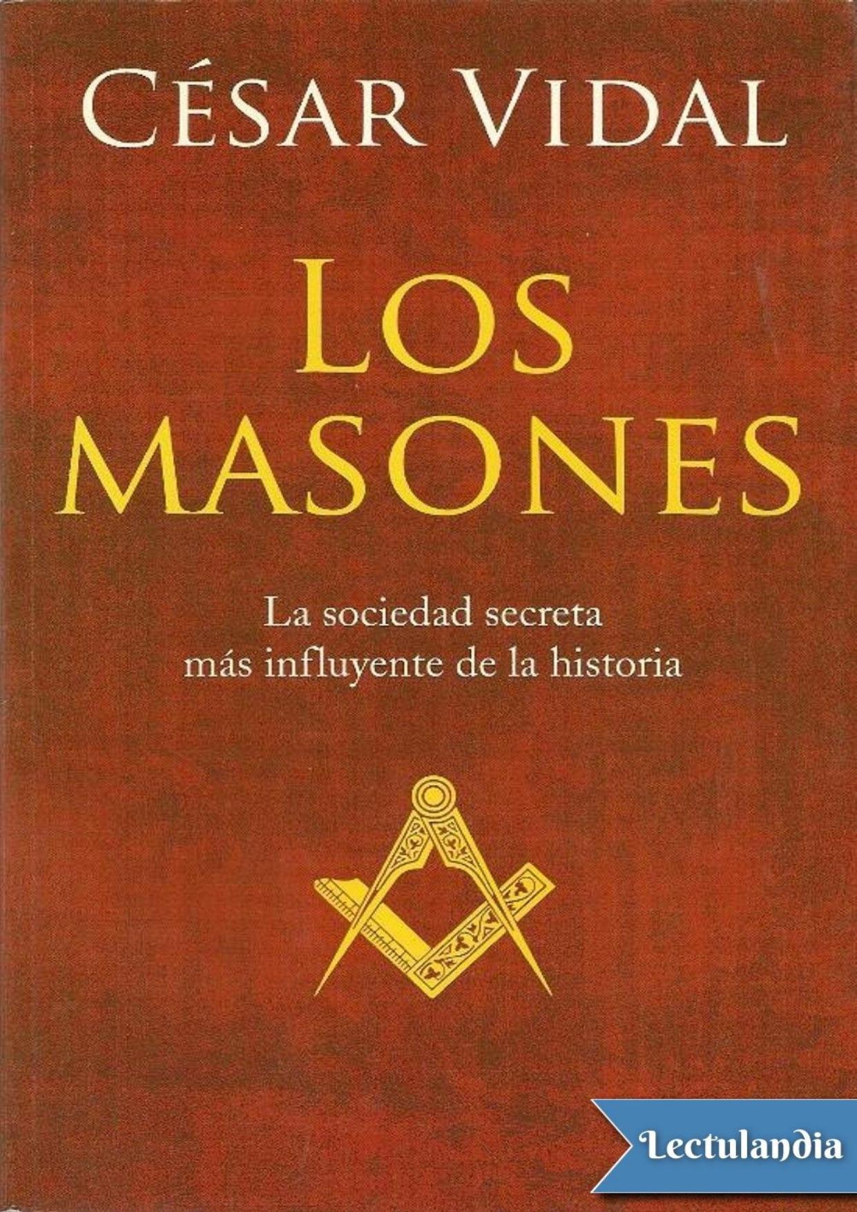 Los masones de César Vidal, portada del libro