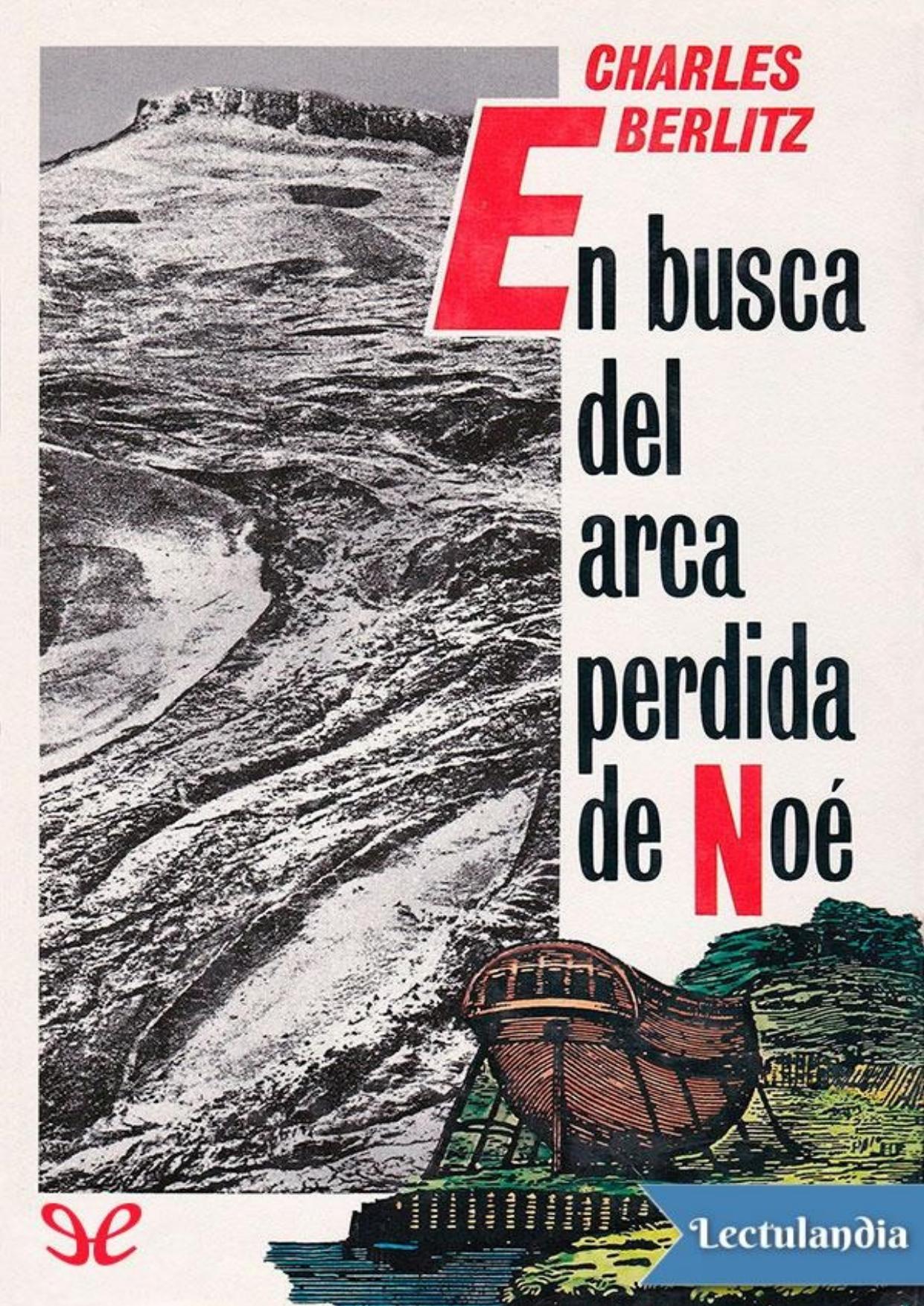 En busca del arca perdida de Noé de Charles Berlitz, portada del libro