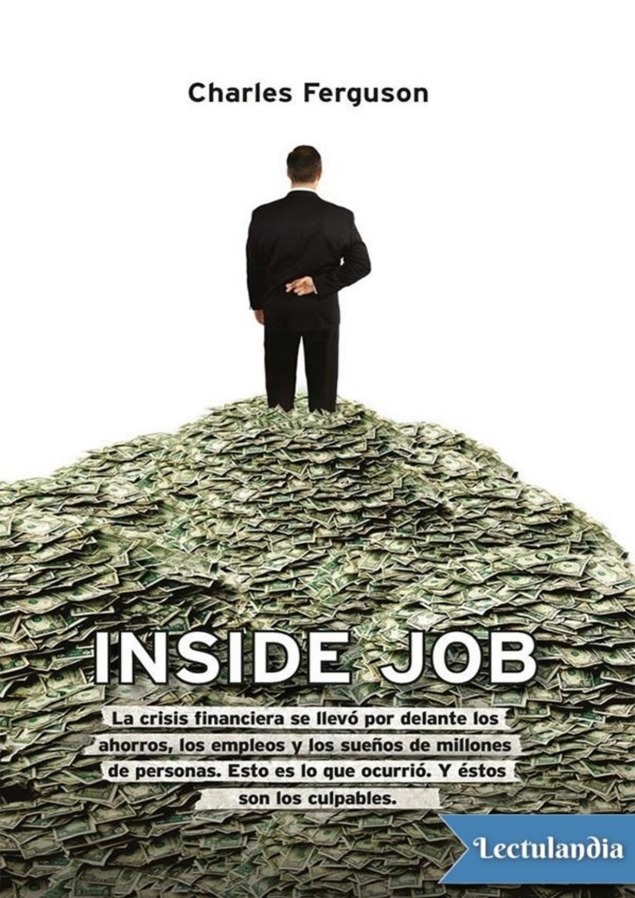 Inside Job de Charles Ferguson, portada del libro