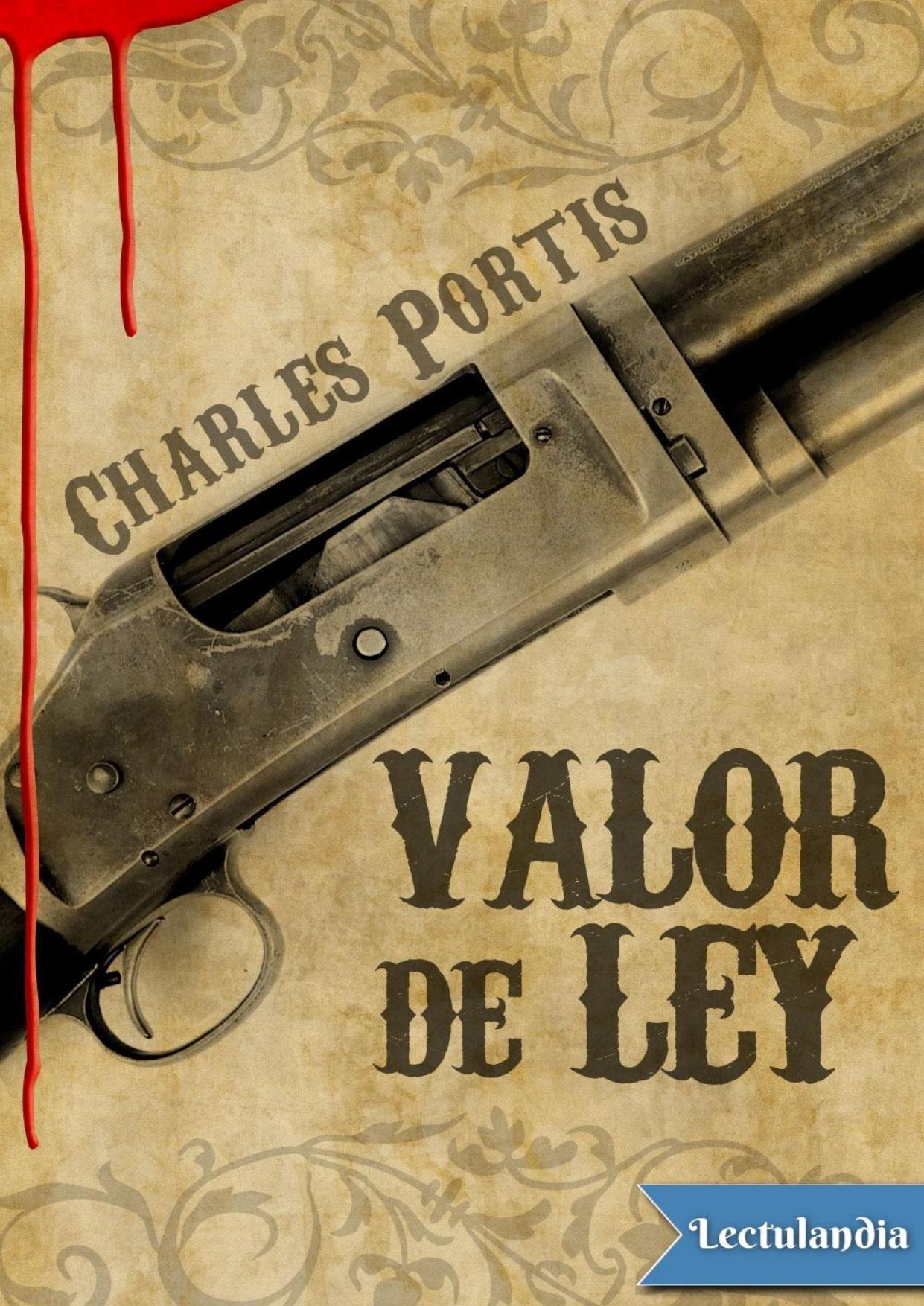 Valor de ley de Charles Portis, portada del libro