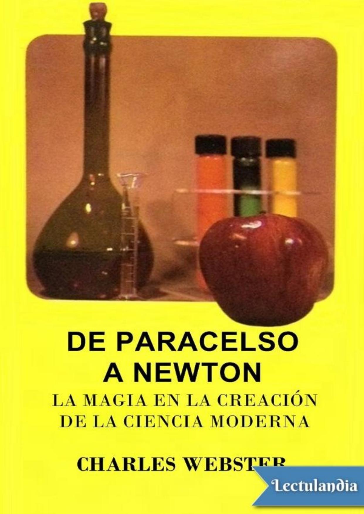 De Paracelso a Newton de Charles Webster, portada del libro